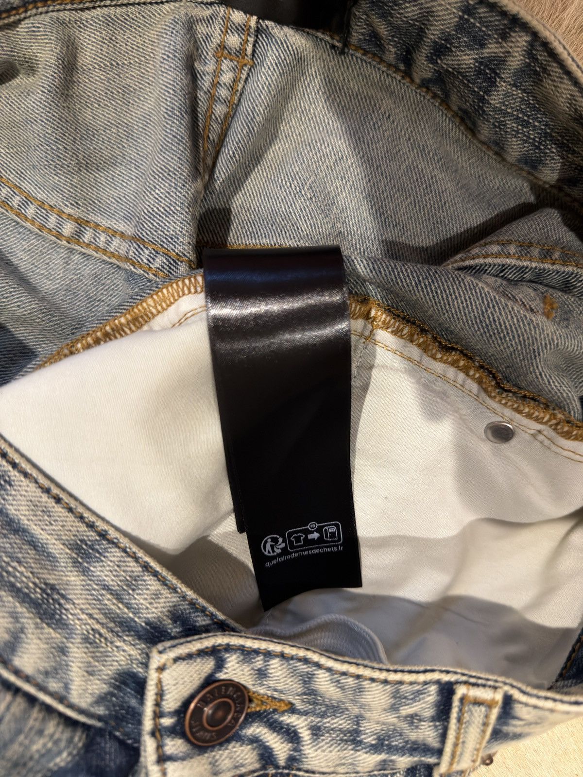 Balenciaga Balenciaga Unisex Wide Leg Jeans — Light Wash Size US 28 / EU 44 - 8 Thumbnail
