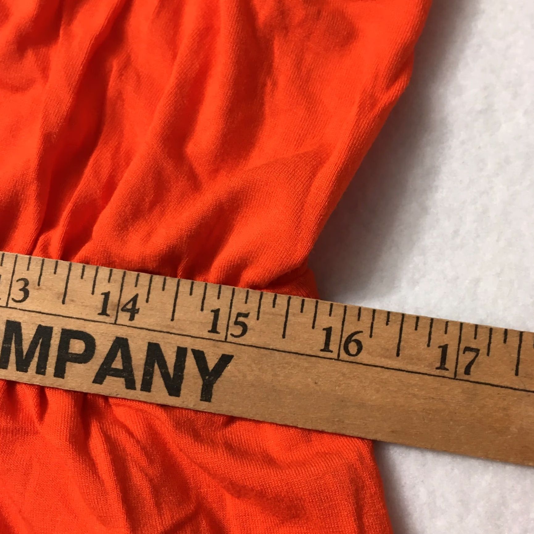Vintage Lane Bryant Dress Womens 14/16 ORANGE Sleeveless Cotton Maxi Casual Size XL / US 12-14 / IT 48-50 - 4 Thumbnail