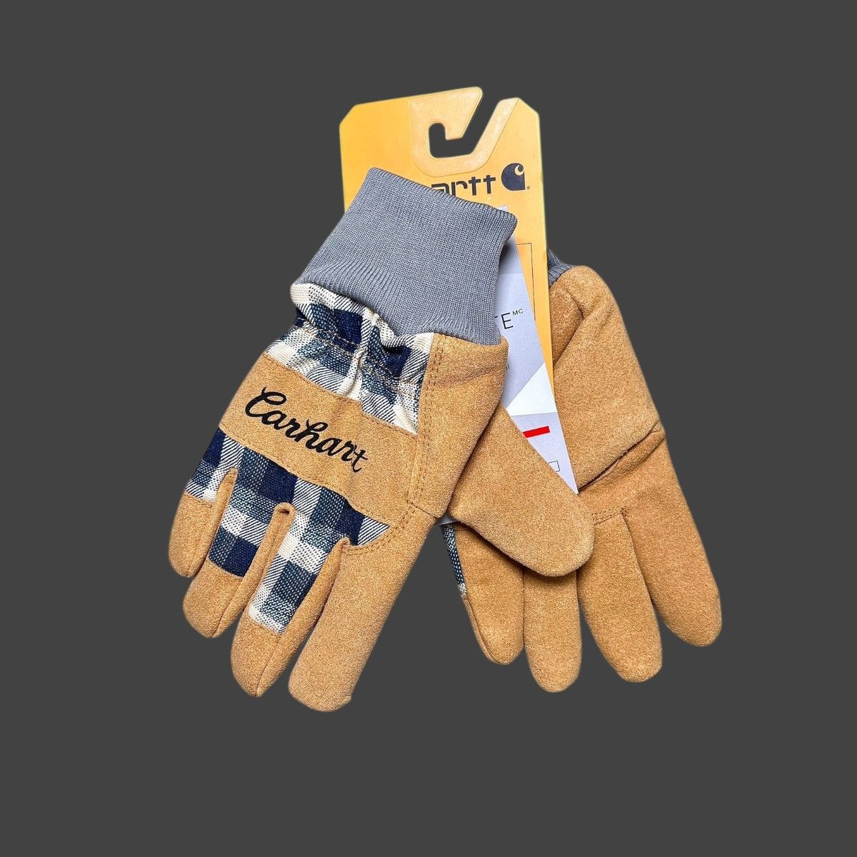 Carhartt Carhartt WA685 Duck Knit Rib Cuff Work Gloves Insulated Sz M Size ONE SIZE - 4 Thumbnail