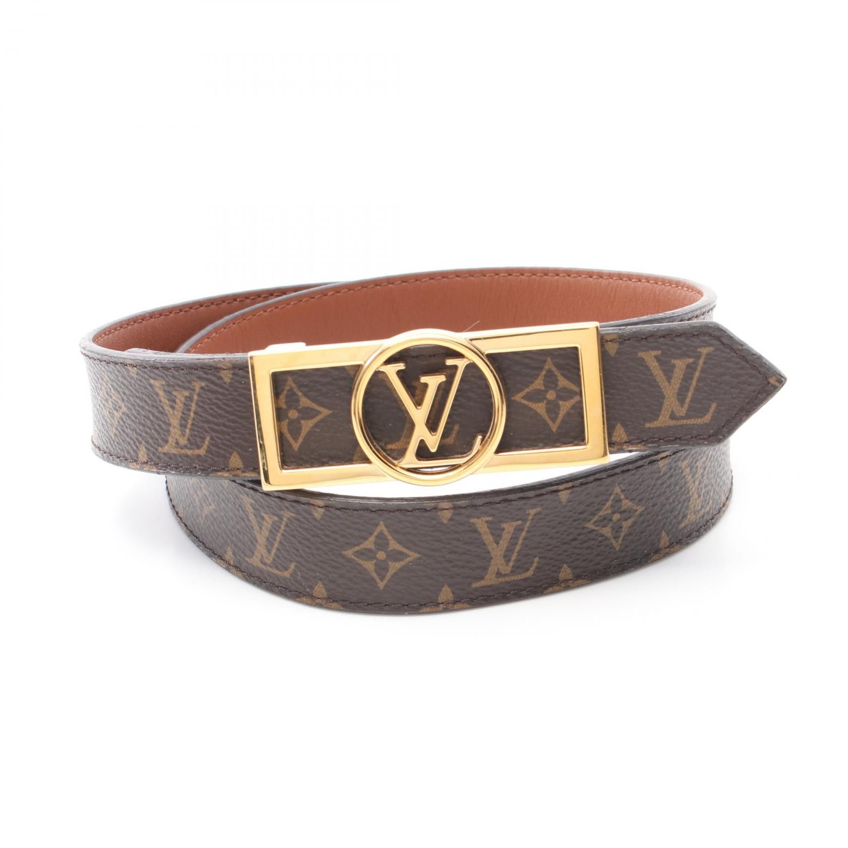 Louis Vuitton Louis Vuitton Monogram Dauphine Revbersible Belt Canvas Belt M0196 in Very Good Condition Size ONE SIZE - 1 Thumbnail