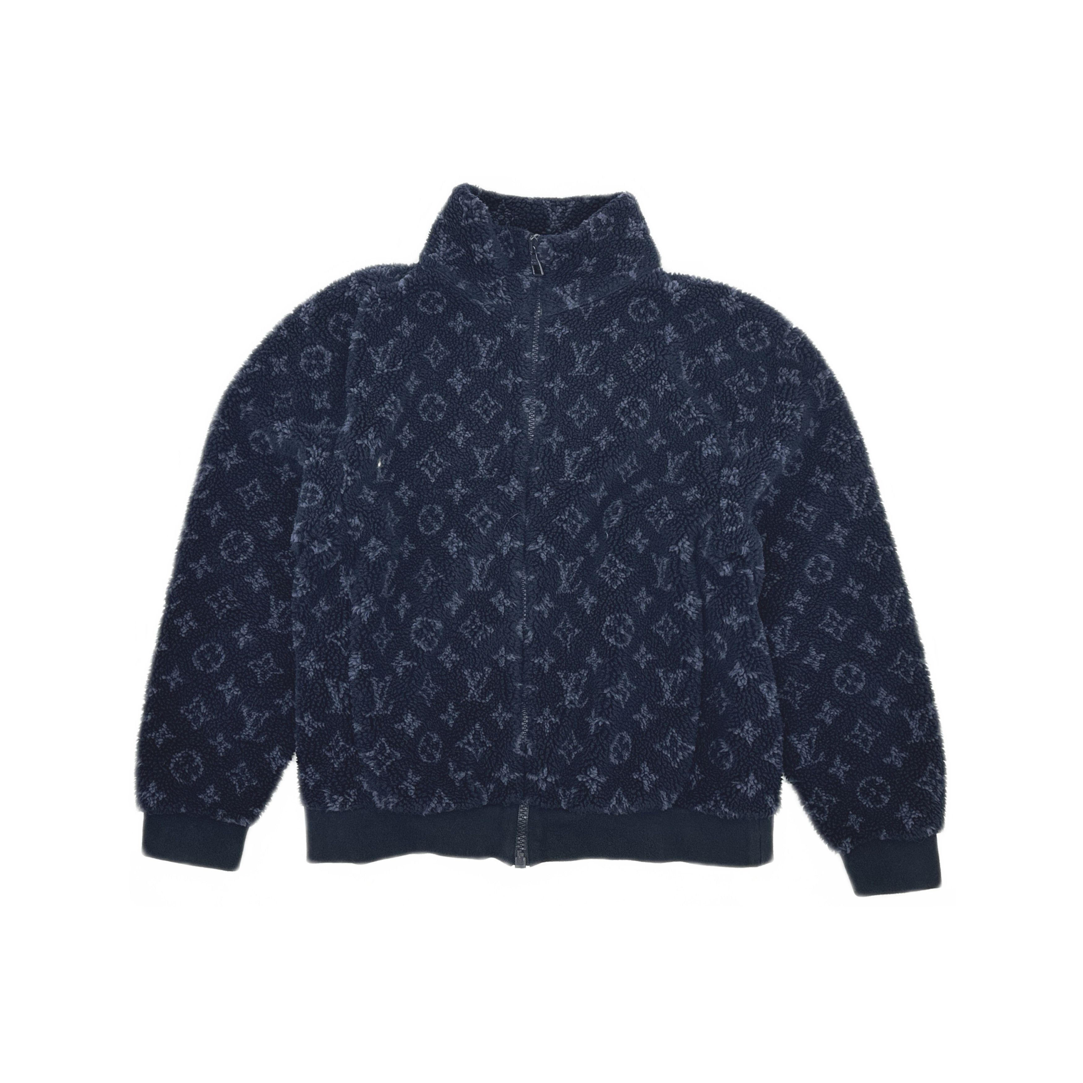 Louis Vuitton Louis Vuitton Monogram Jacquard Fleece Jacket Size M Size US M / EU 48-50 / 2 - 1 Thumbnail