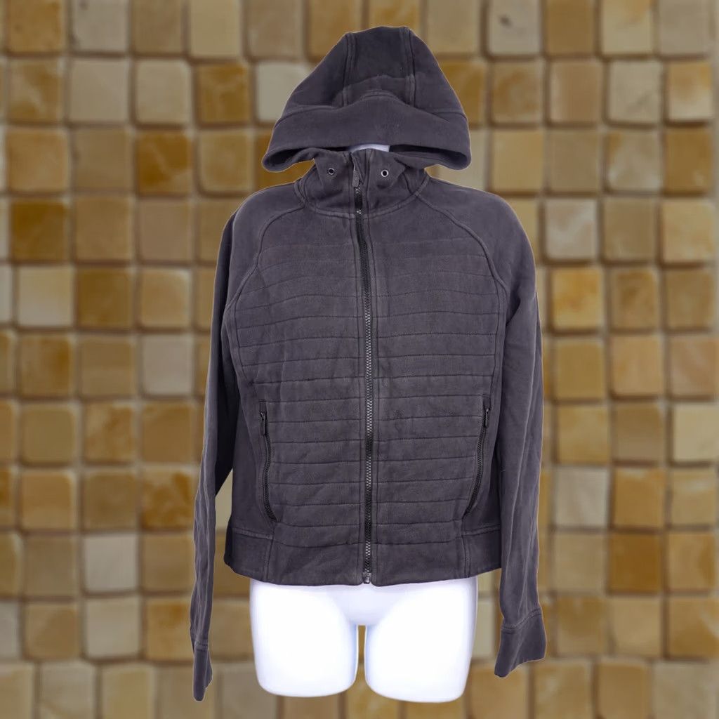 Lululemon Lululemon Scuba Full Zip Hoodie Fleece Sweatshirt Jacket Black Size 4 Women Long Sleeve Hooded Pockets Mock Neck Casual Activewear Zipper Logo Size S / US 4 / IT 40 - 1 Thumbnail