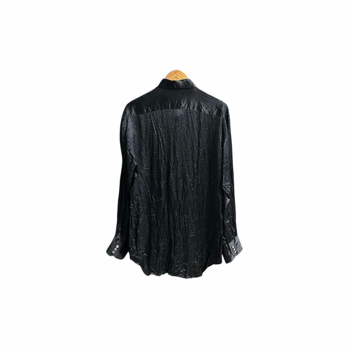 If Six Was Nine × Japanese Brand 🔥Sick Y2K Comme Ca Du Mode Men Shirt Black Sheer Size US L / EU 52-54 / 3 - 11 Thumbnail