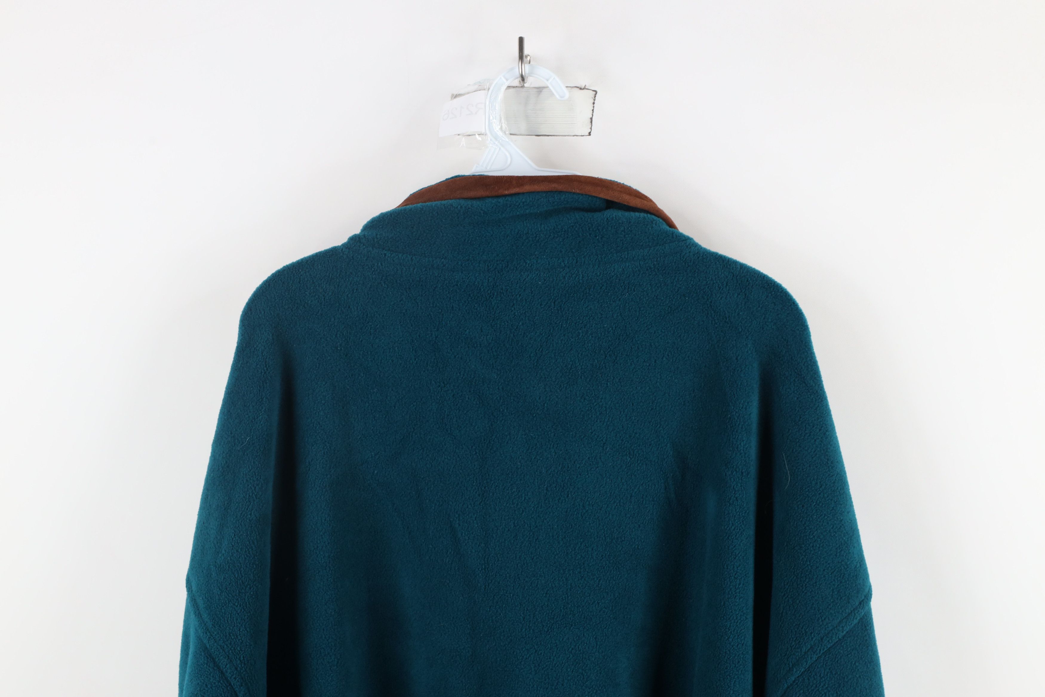 Vintage Vintage 90s Streetwear Fit Half Zip Fleece Pullover Sweater Size US XL / EU 56 / 4 - 10 Thumbnail