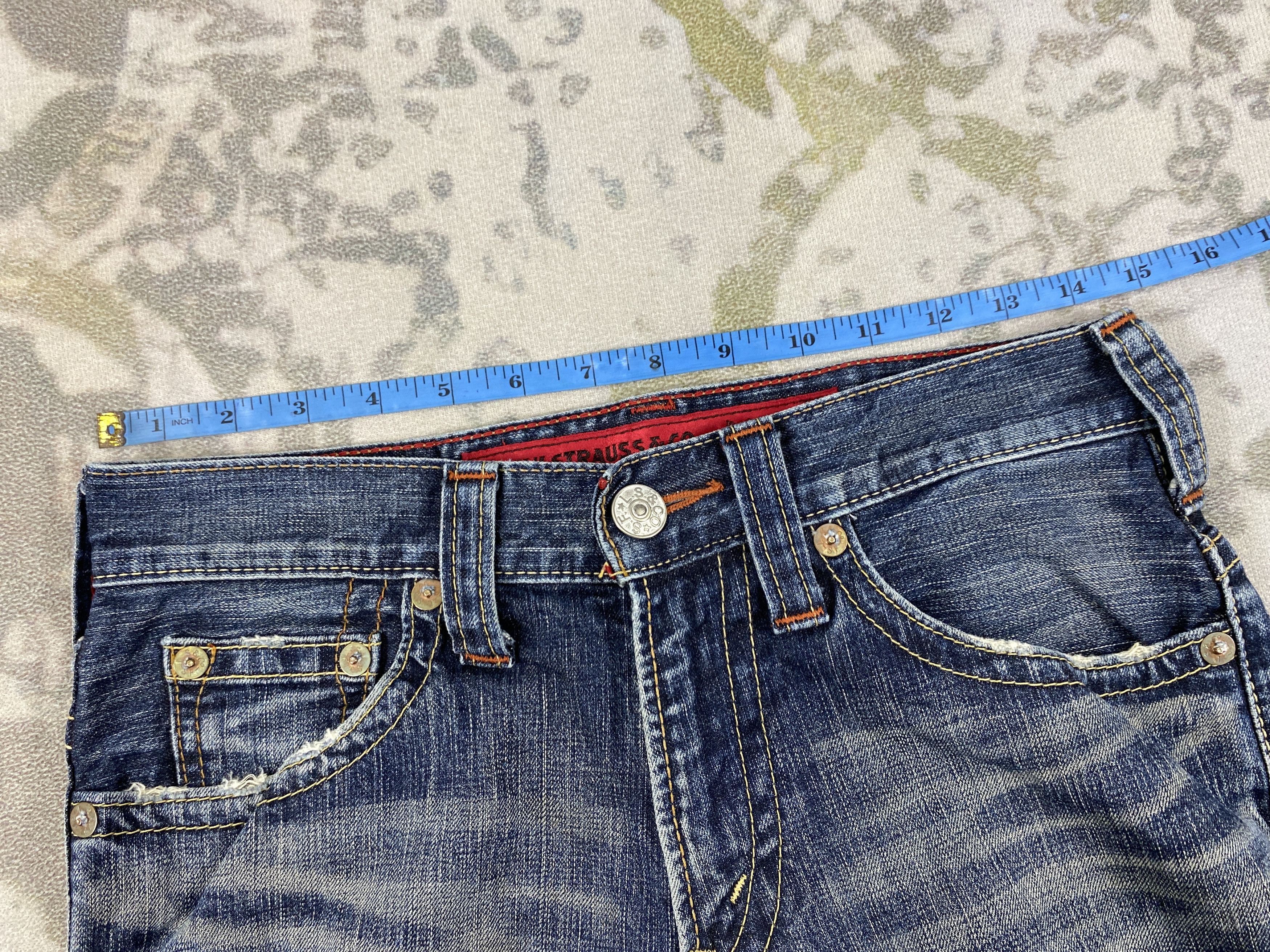 Levi's Distressed Blue Vintage Levi's 507 Flare 29x32 Denim- JN3669 Size US 29 - 5 Thumbnail