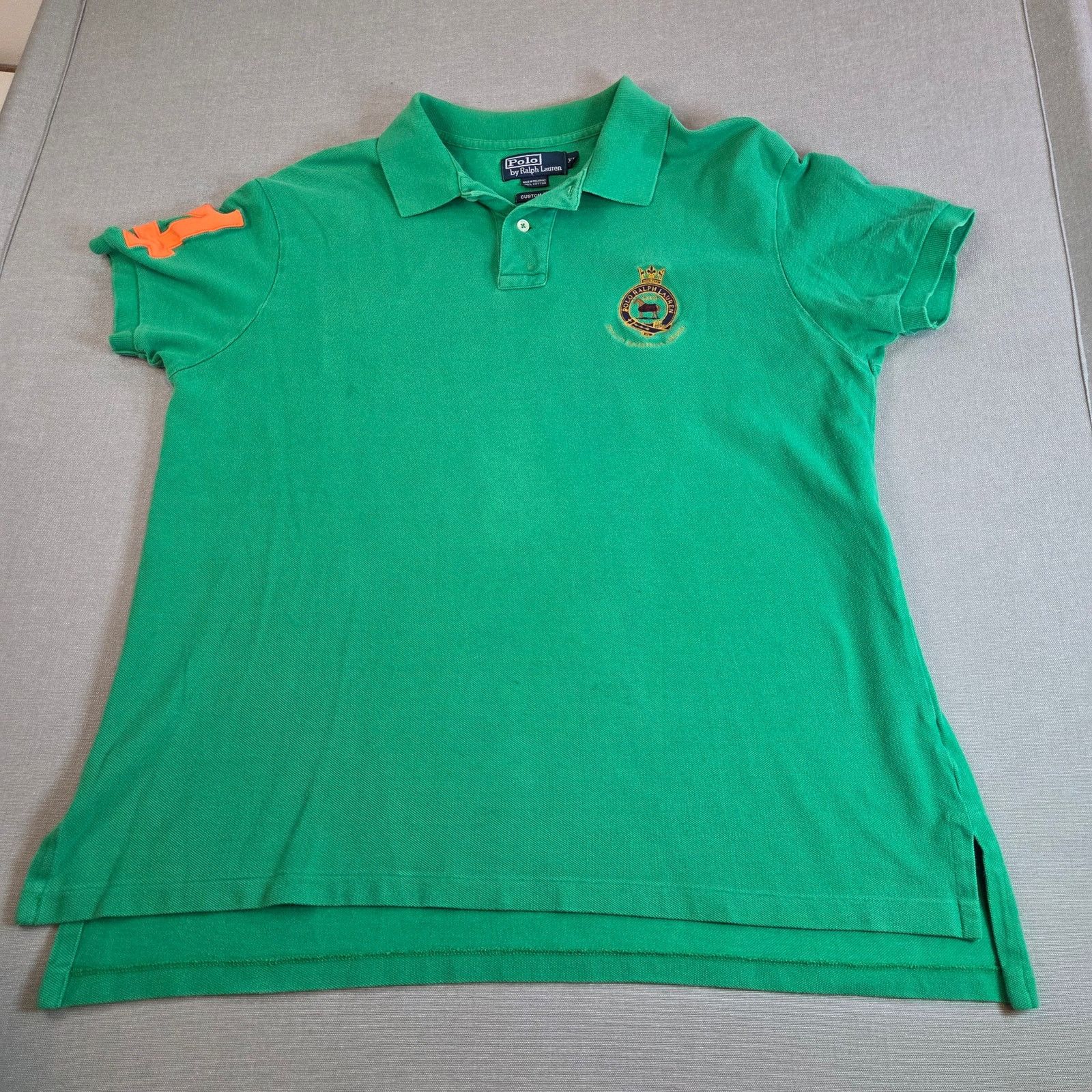 Polo Ralph Lauren Polo Ralph Lauren Custom Fit XL #4 Crest Polo Size US XL / EU 56 / 4 - 1 Thumbnail