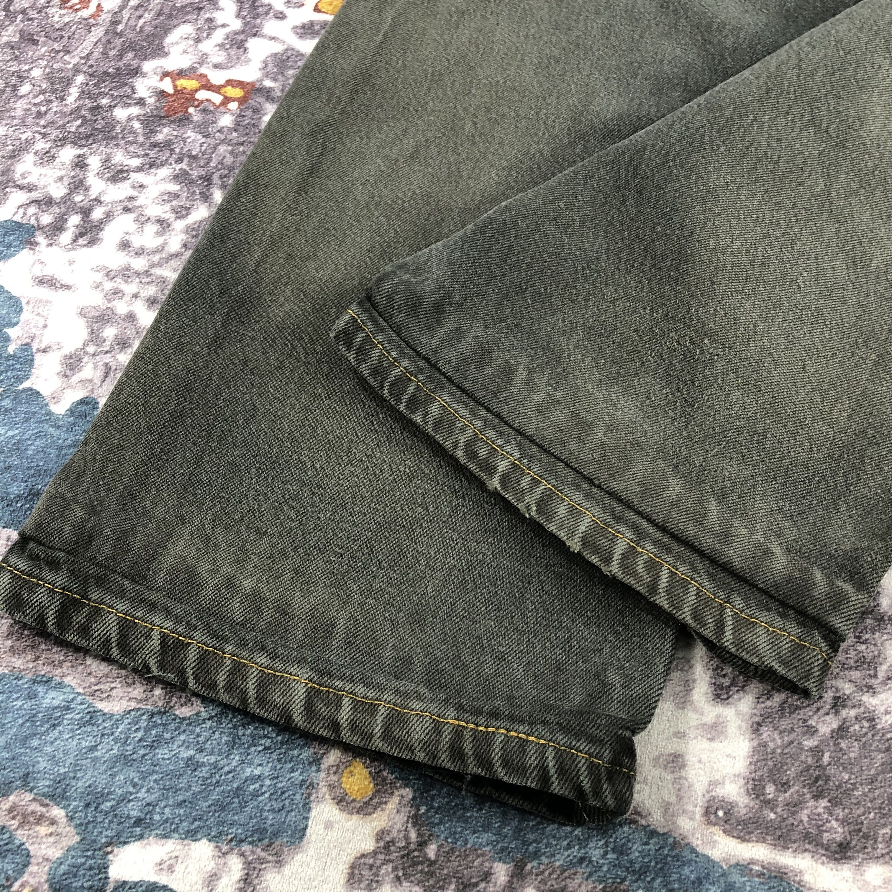 Levi's × Vintage 90s Vintage Faded Black Levis 501 Jeans-JM2508 Size US 37 - 4 Thumbnail