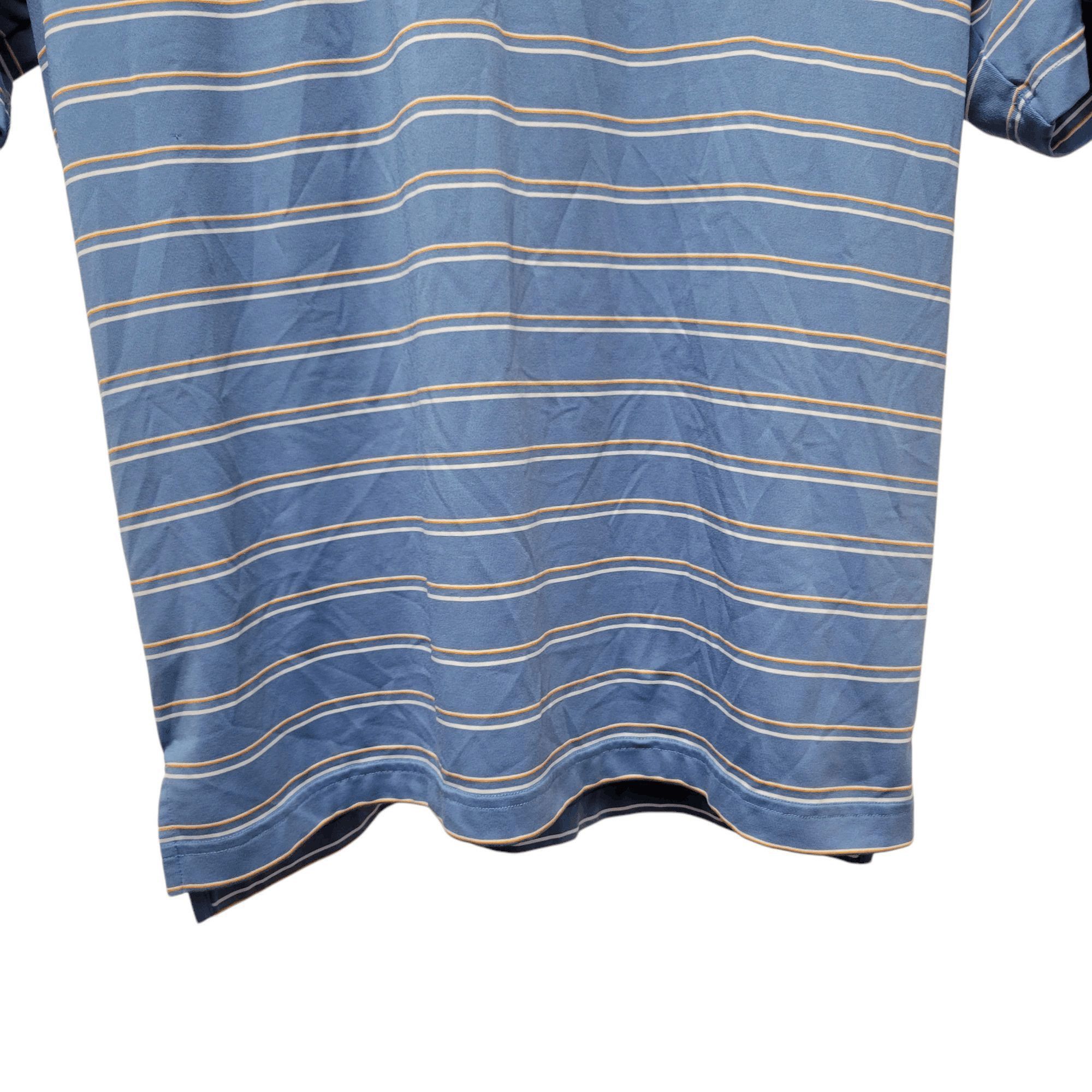Under Armour Under Armour Embroidered Logo Striped Polo Shirt Size Medium Size US M / EU 48-50 / 2 - 3 Thumbnail