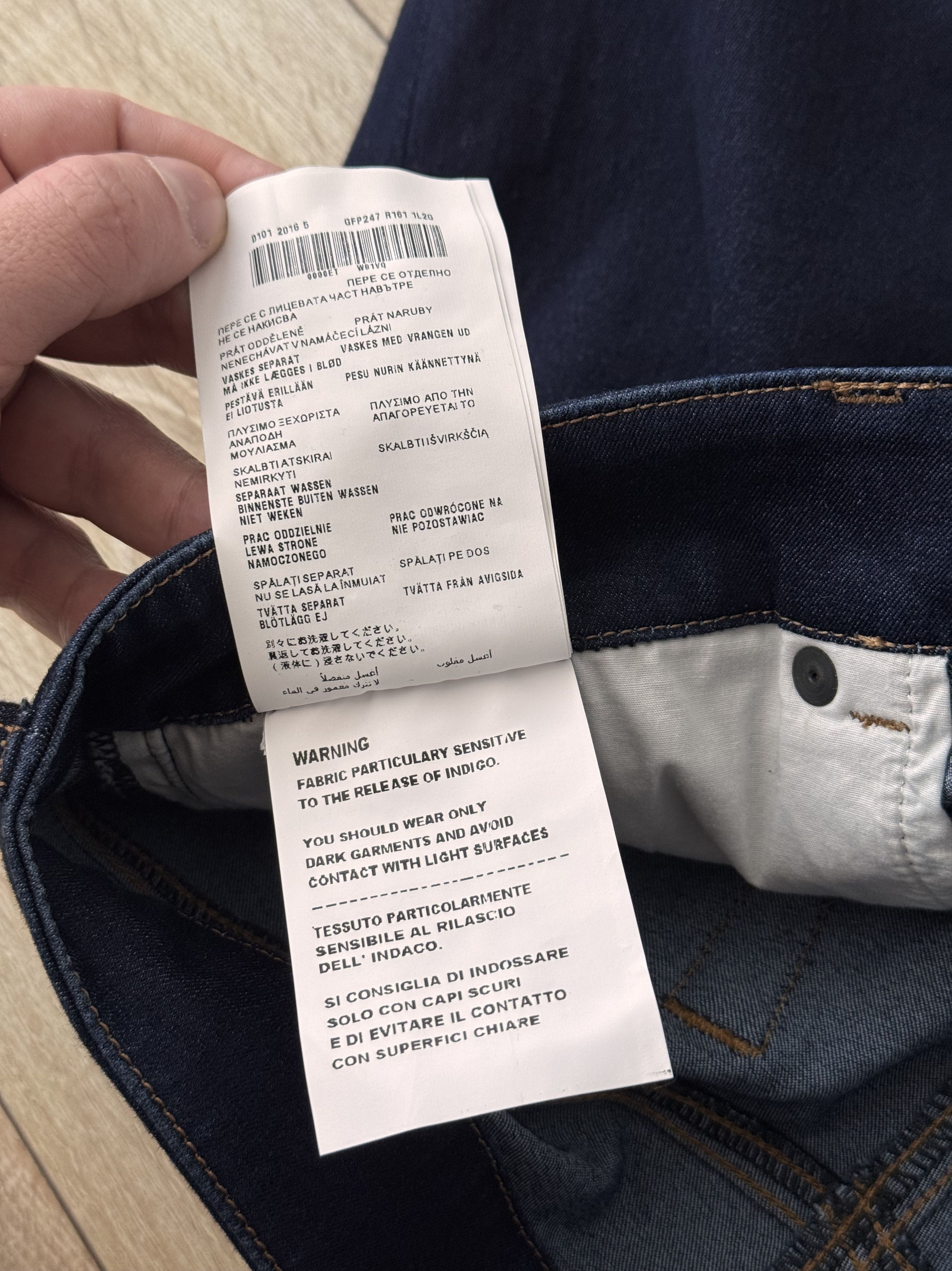 Prada Prada Indigo Dark Navy Luxury Bootcut Fit Jeans Size 29" - 13 Thumbnail
