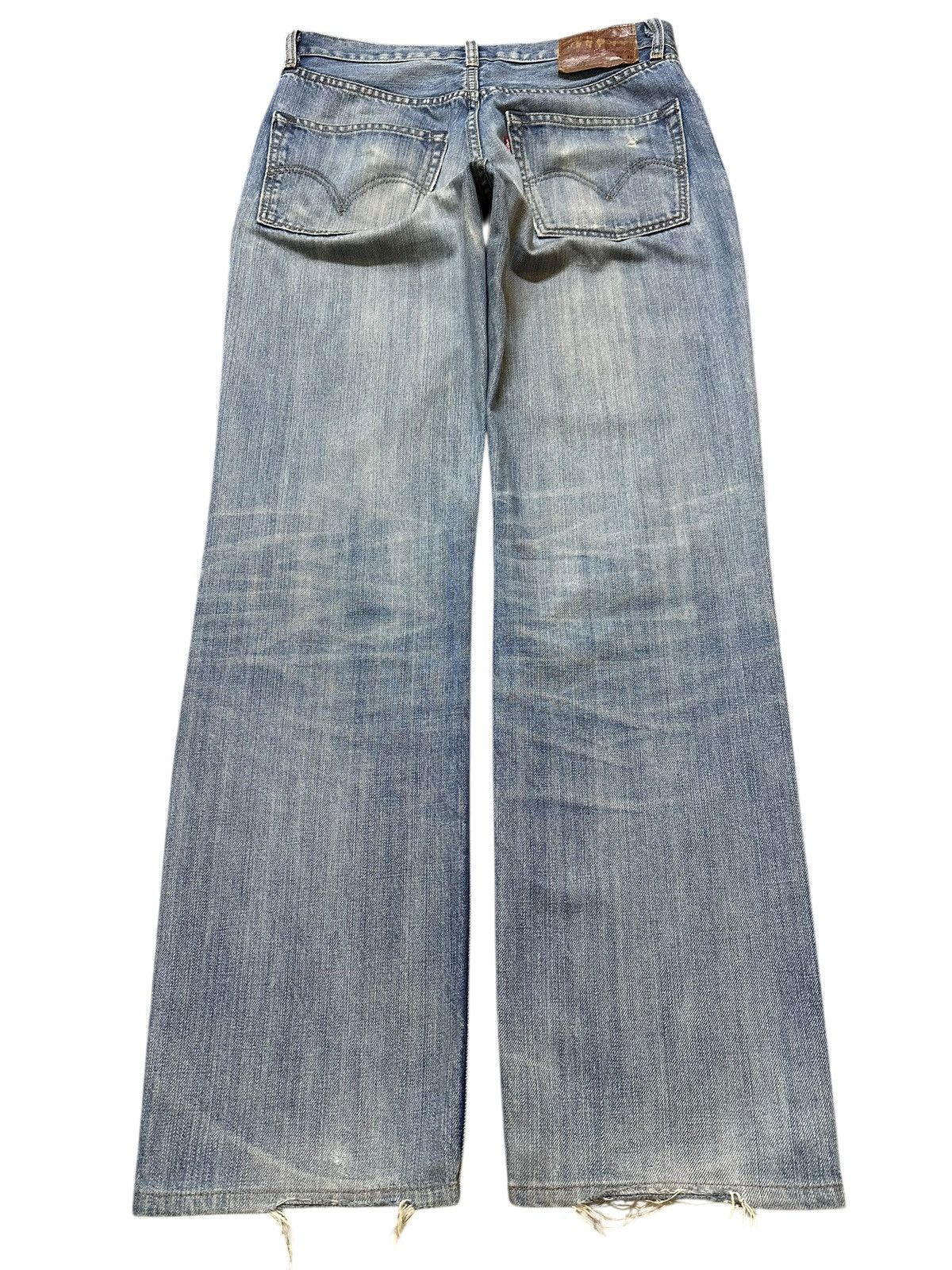 Levi's Vintage Levis 502 Regular Straight Faded Wash Distress Jeans Size US 31 - 2 Thumbnail