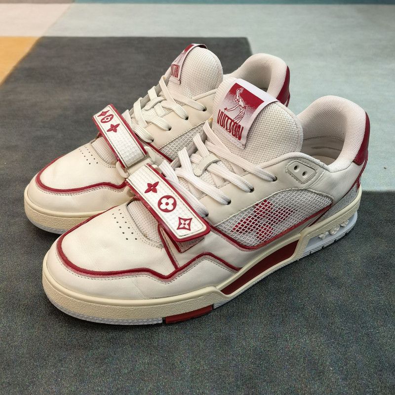 Louis Vuitton Louis Vuitton Trainer Velcro Retro Fashion Sneakers 0089 Size US 8 / EU 41 - 1 Thumbnail