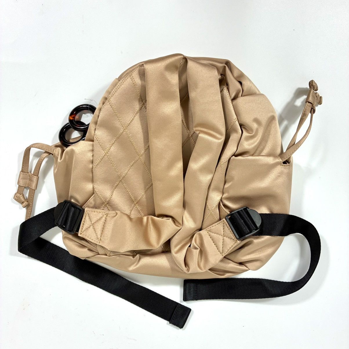 See by Chloe See by Chloe Tilly Satin Mini Backpack Biscotti Beige NWT Size ONE SIZE - 3 Thumbnail