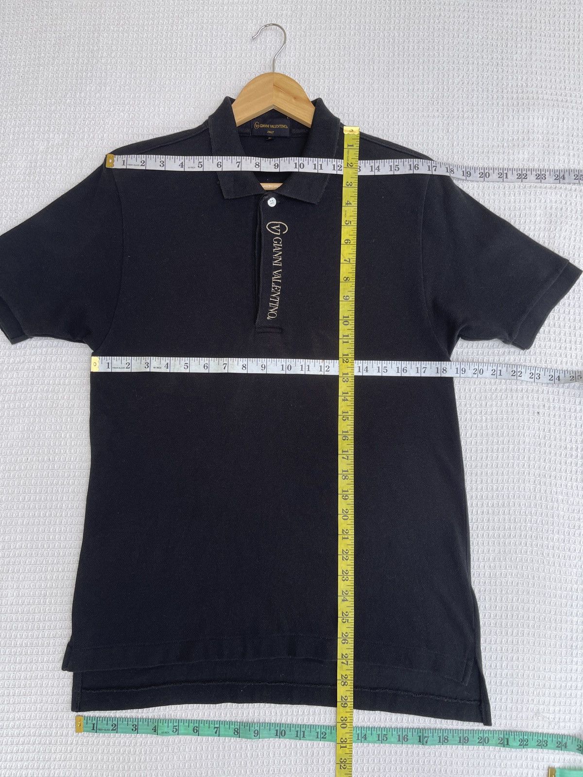 Gianni Valentino × Vintage Last Drop🔥Rare🔥Vintage GIANNI VALENTINO Spellout Polo Shirt Size US M / EU 48-50 / 2 - 12 Thumbnail