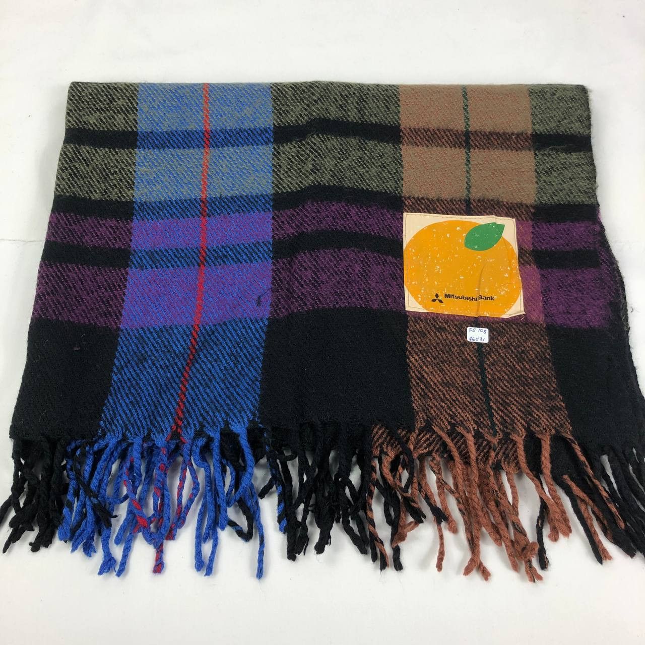 Vintage Mitsubishi Scarf / Muffler / Neckwear FS108 Size ONE SIZE - 5 Thumbnail