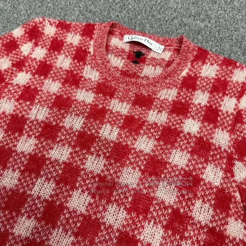 Dior Dior Red Wool Knitted Pullover Sweater . Size S / US 4 / IT 40 - 3 Thumbnail