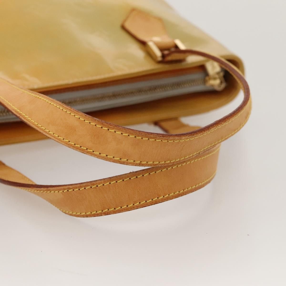 Louis Vuitton LOUIS VUITTON Monogram Vernis Houston Hand Bag Gris M91053 Size ONE SIZE - 7 Thumbnail