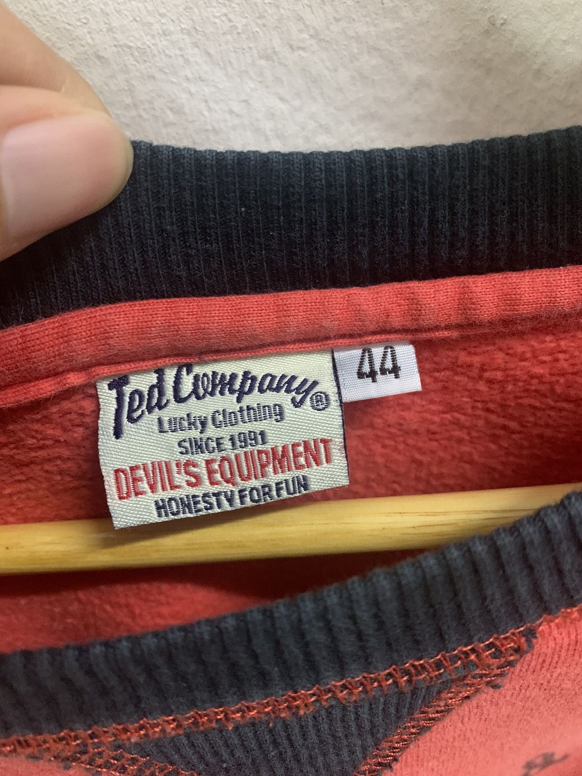 Tedman Tedman Red Devil M.C. 100% Biker Size US L / EU 52-54 / 3 - 6 Thumbnail