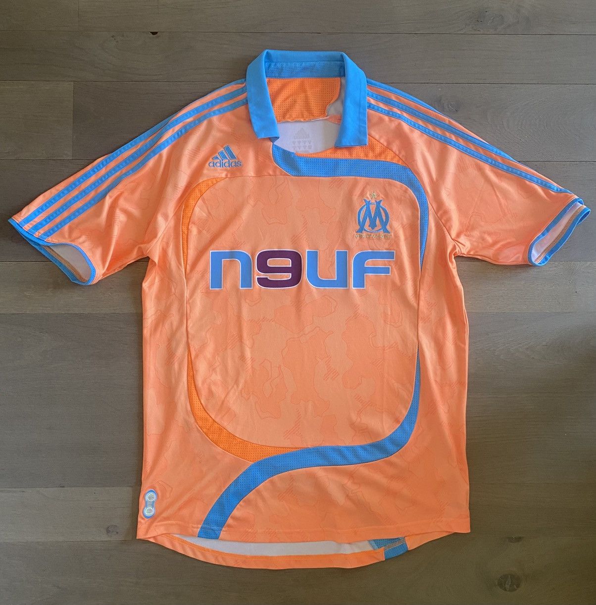 Adidas Retro Marseille third football shirt 2007/08 Size US M / EU 48-50 / 2 - 1 Thumbnail
