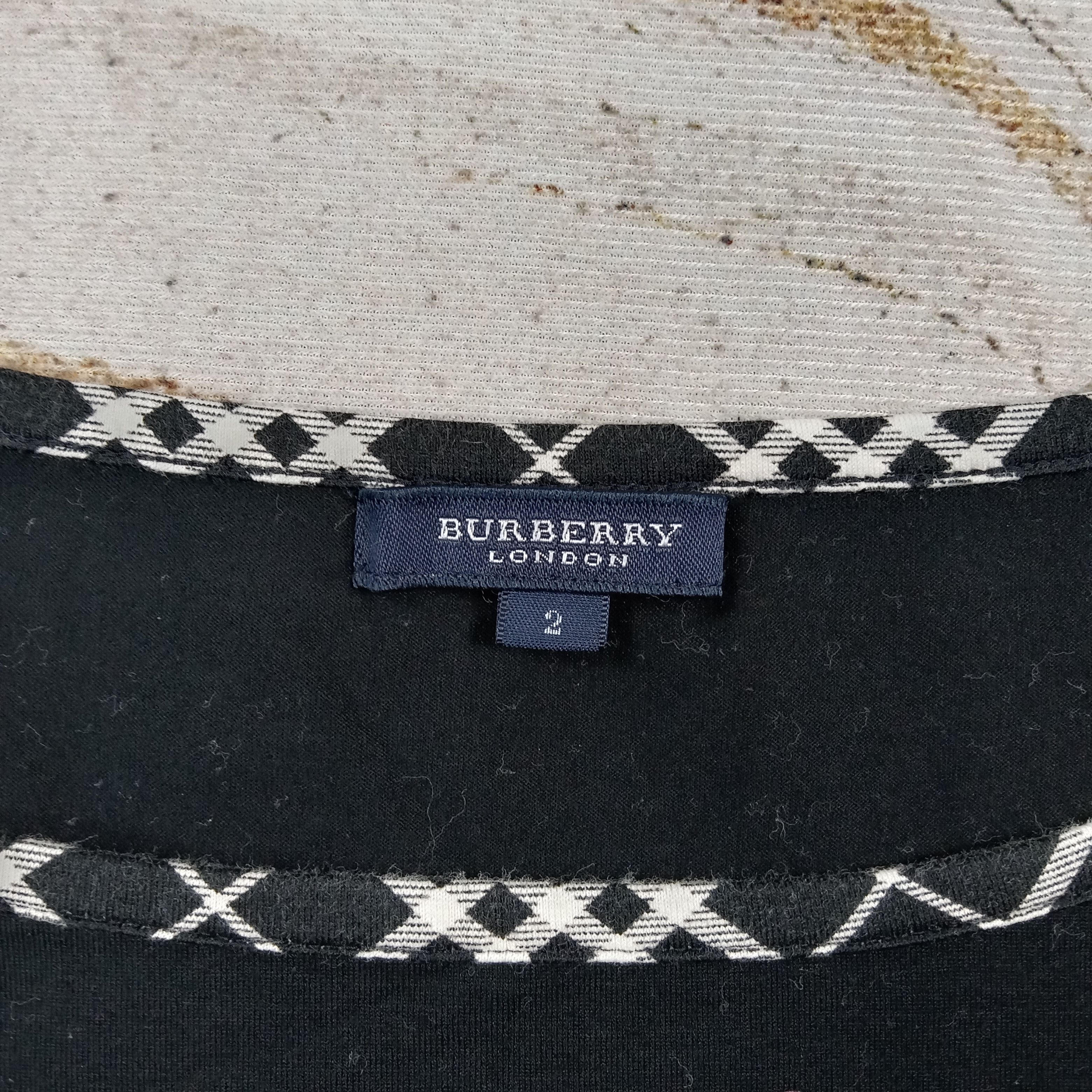Burberry Burberry London Designer 3/4 Sleeve Tshirt C276N46 Size S / US 4 / IT 40 - 4 Thumbnail