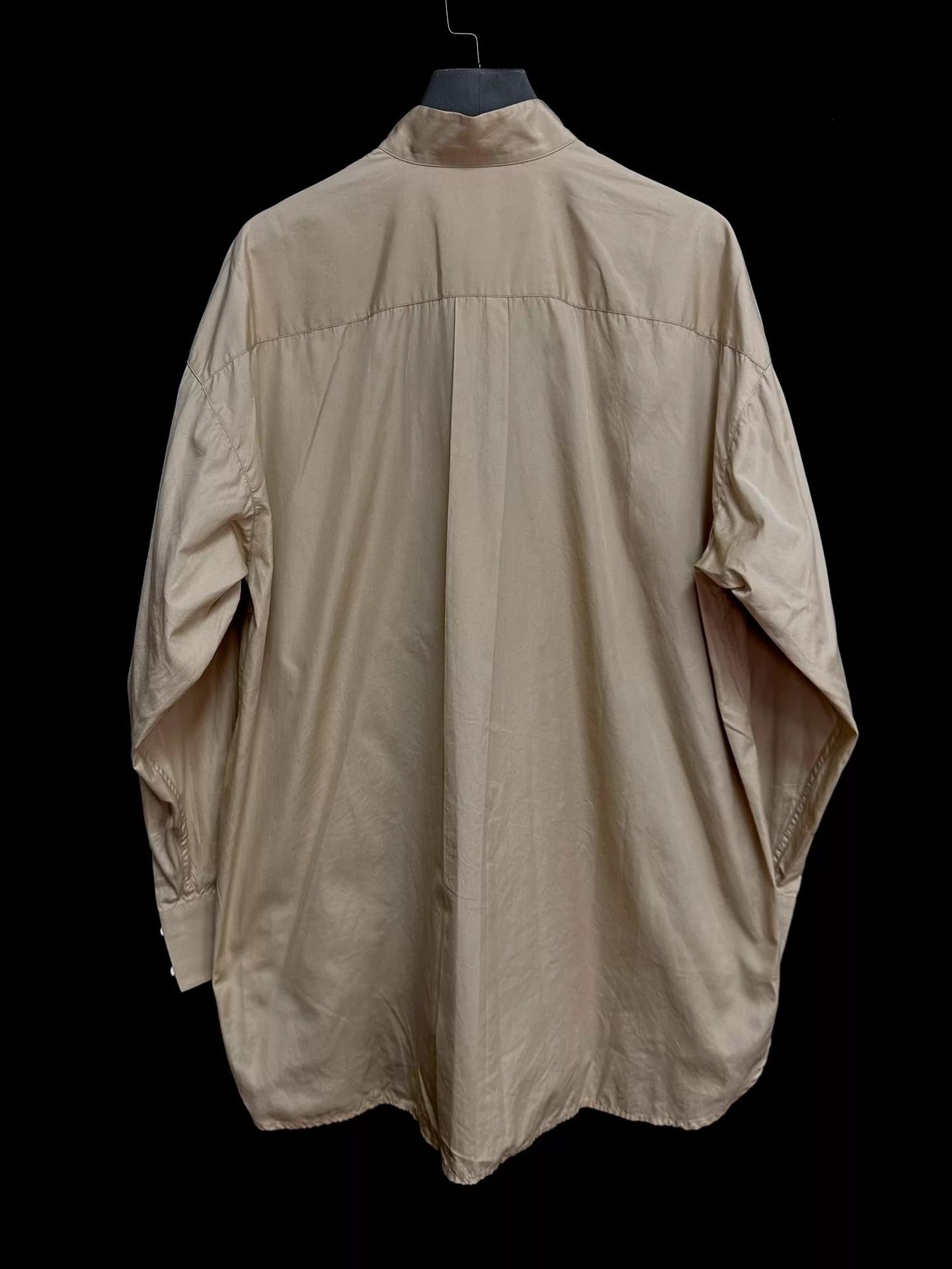 Issey Miyake Issey Miyake '80s Light Chestnut Unisex Collared Shirt Size US M / EU 48-50 / 2 - 2 Thumbnail