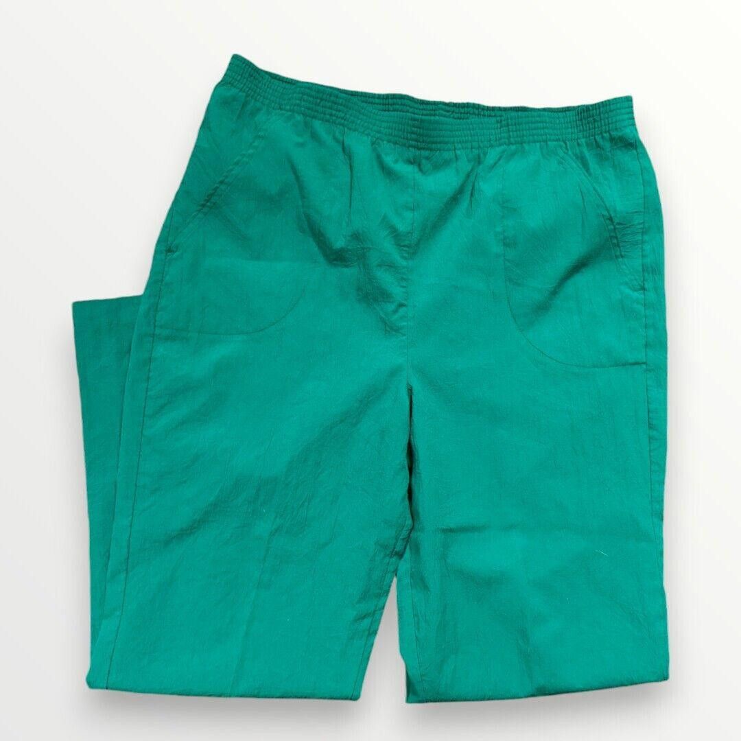 Designer Vintage Cortiva Wind Breaker Pants 80's Made in the USA Size 34" / US 12 / IT 48 - 1 Thumbnail