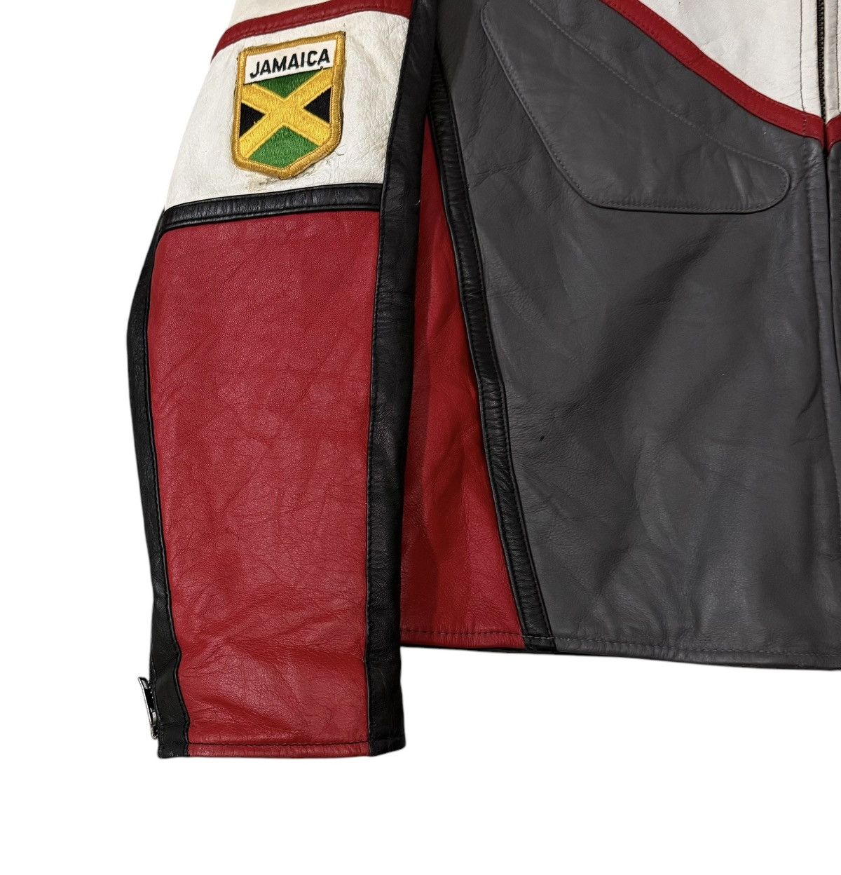 Japanese Brand Ultraman Dyna Bandai Type SG03 Combat Cowhide Leather Jacket Size US L / EU 52-54 / 3 - 5 Thumbnail