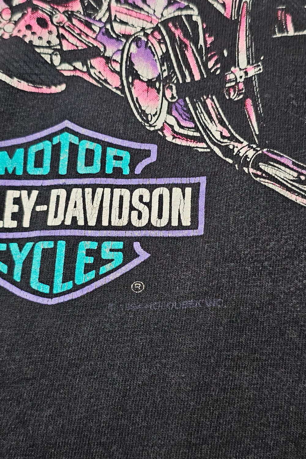 Harley Davidson 1993 Harley-Davidson “Rock & Roll with a Legend” - Holoubek Size US XL / EU 56 / 4 - 4 Thumbnail