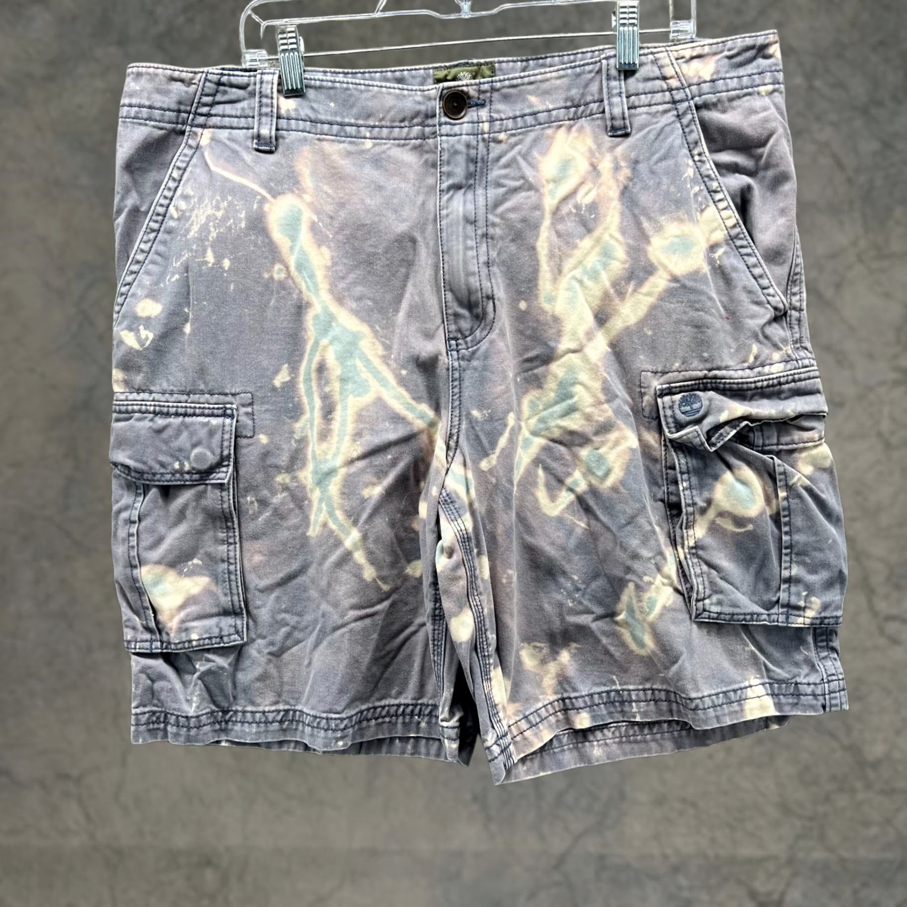 Timberland Vintage Timberland Shorts Mens 38 Purple Cargo Pockets Cotton Outdoor Carpenter Size US 38 / EU 54 - 1 Thumbnail