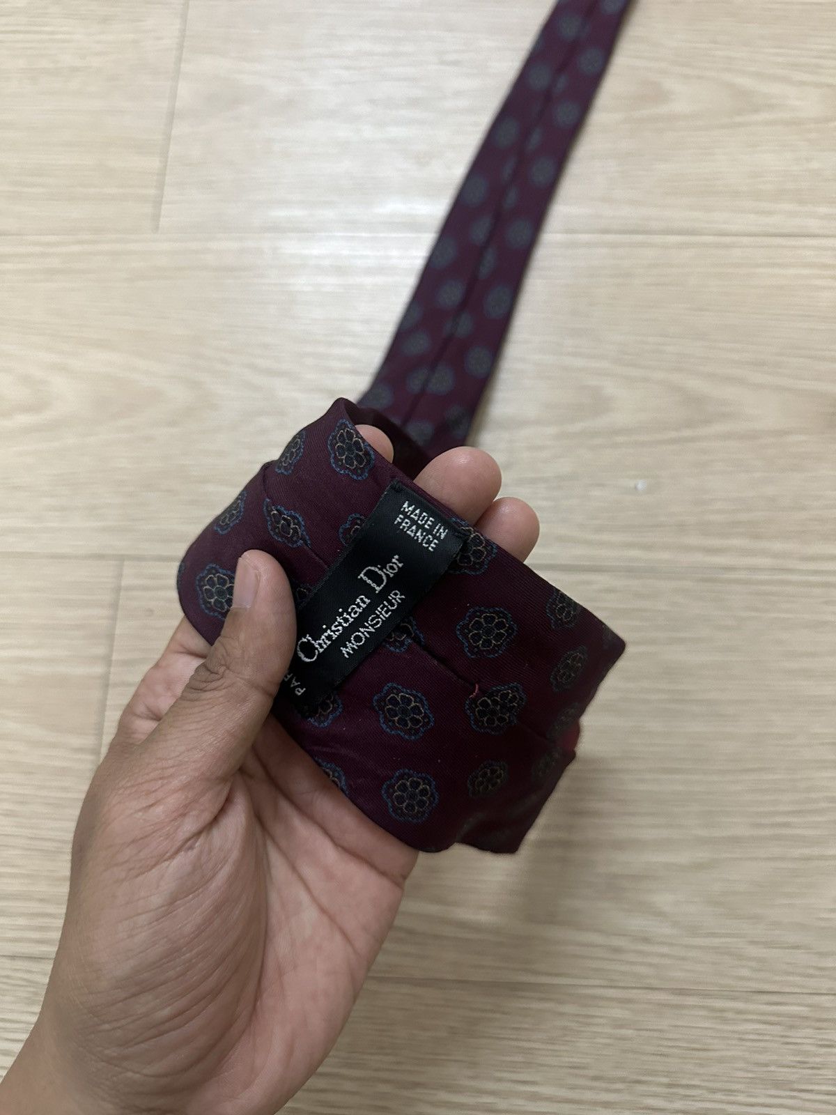 Christian Dior Monsieur Christian Dior Monsieur Luxury Silk Tie Size ONE SIZE - 7 Thumbnail