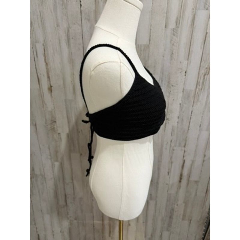SKIMS NWT SKIMS Cropped Cami Top Womens 4XL Black Tie-Back Size 4XL / US 24-26 - 5 Thumbnail