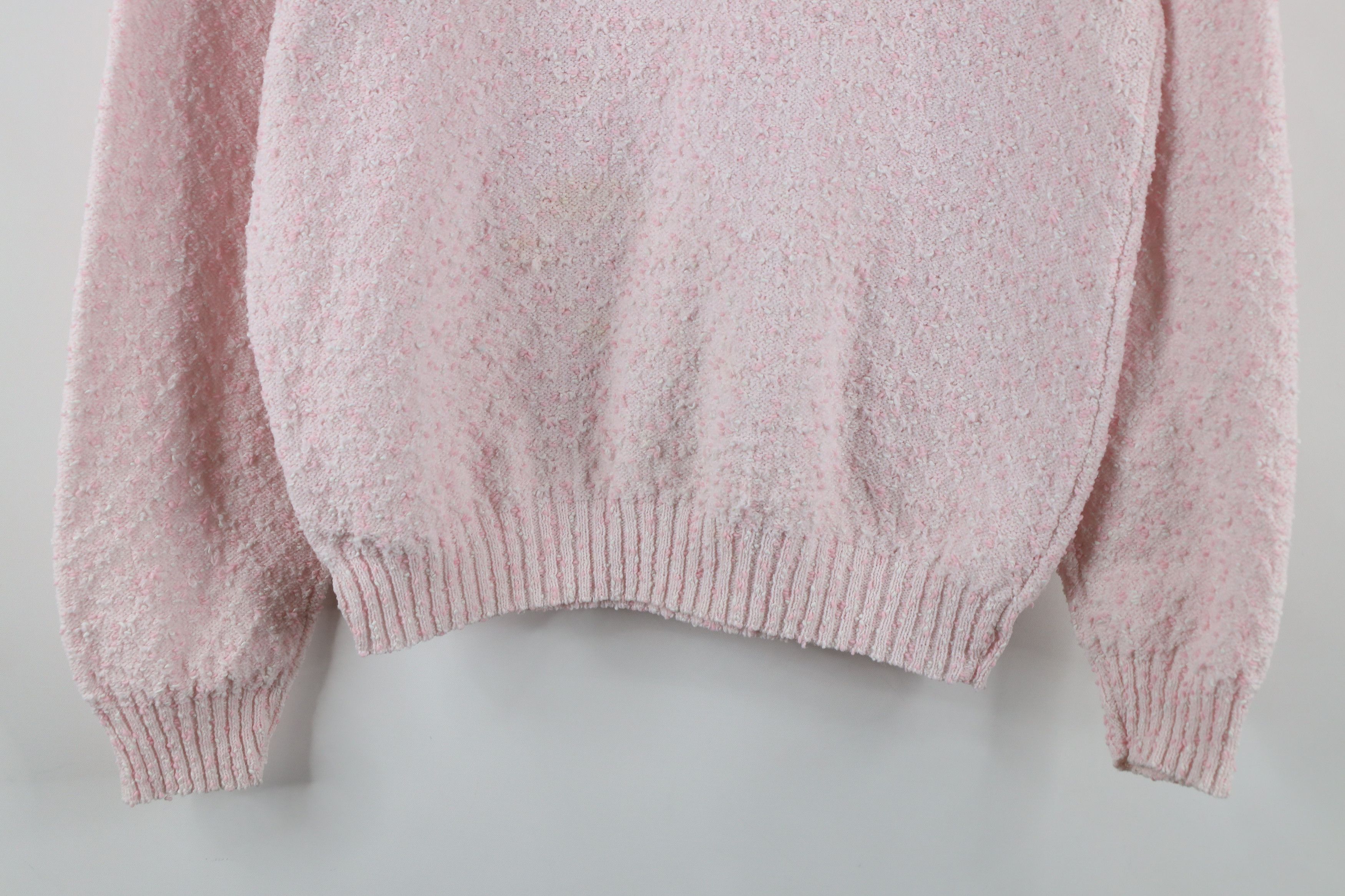 Vintage Vintage 90s Streetwear Textured Frill Collar Knit Sweater Size M / US 6-8 / IT 42-44 - 3 Thumbnail