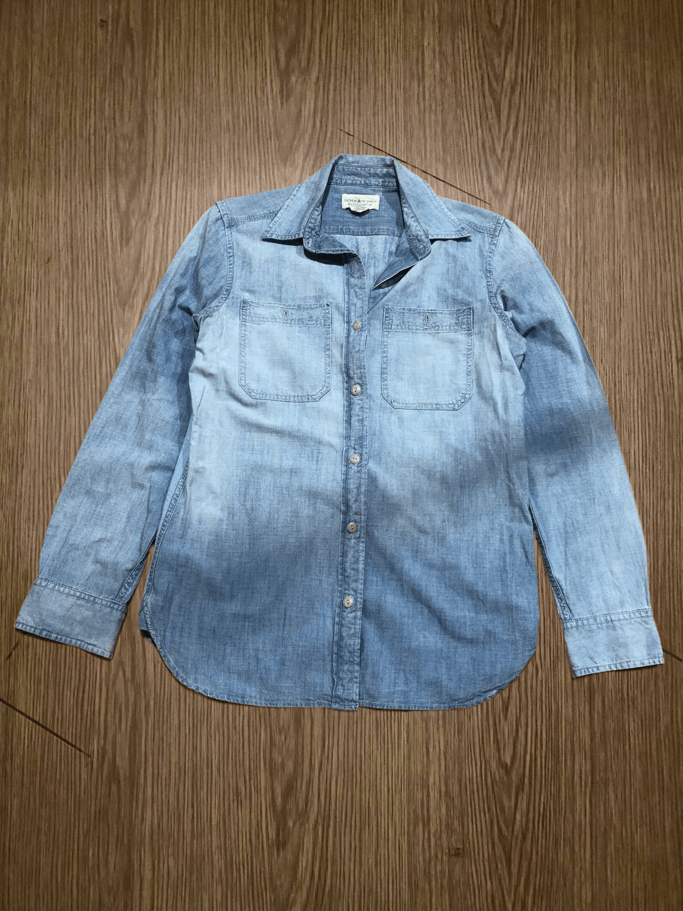Polo Ralph Lauren Vintage Polo Ralph Lauren Denim Shirt Size US XS / EU 42 / 0 - 1 Thumbnail