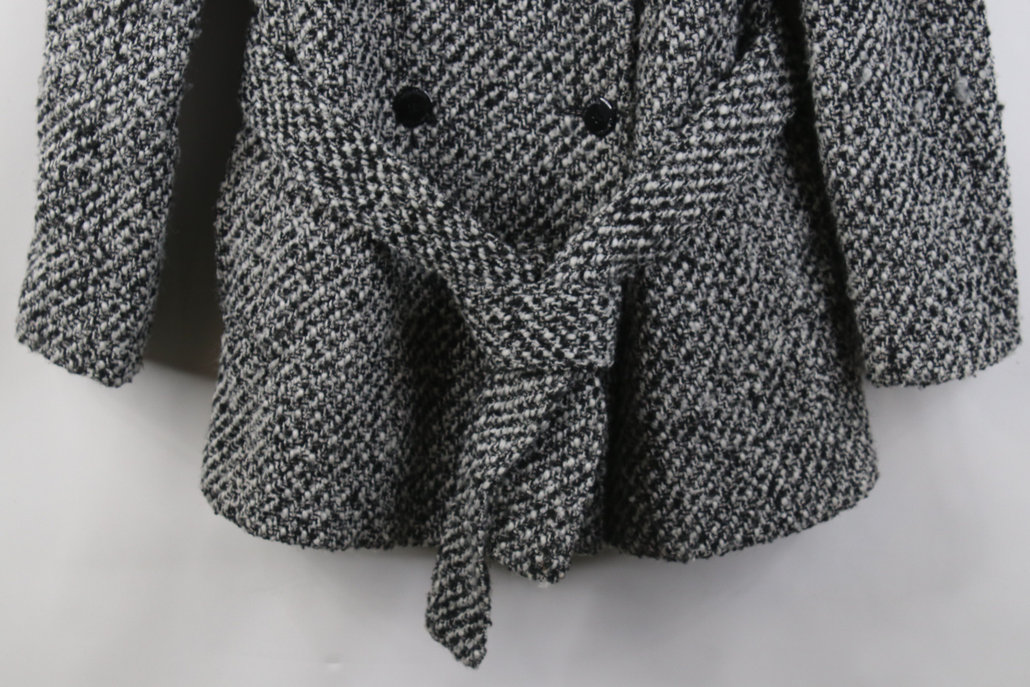 Calvin Klein Vintage Y2K Calvin Klein Wool Blend Belted Peacoat Jacket Size S / US 4 / IT 40 - 3 Thumbnail