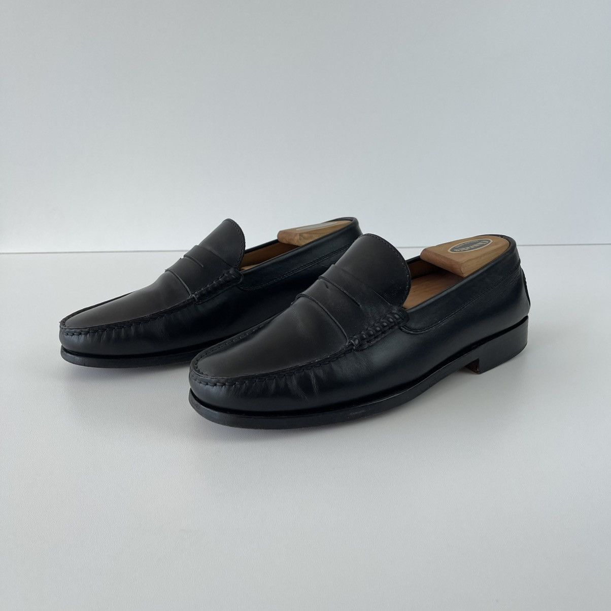 Tod's Tod’s Vintage Leather Penny Loafers Black Made in Italy Size US 9 / EU 42 - 1 Thumbnail