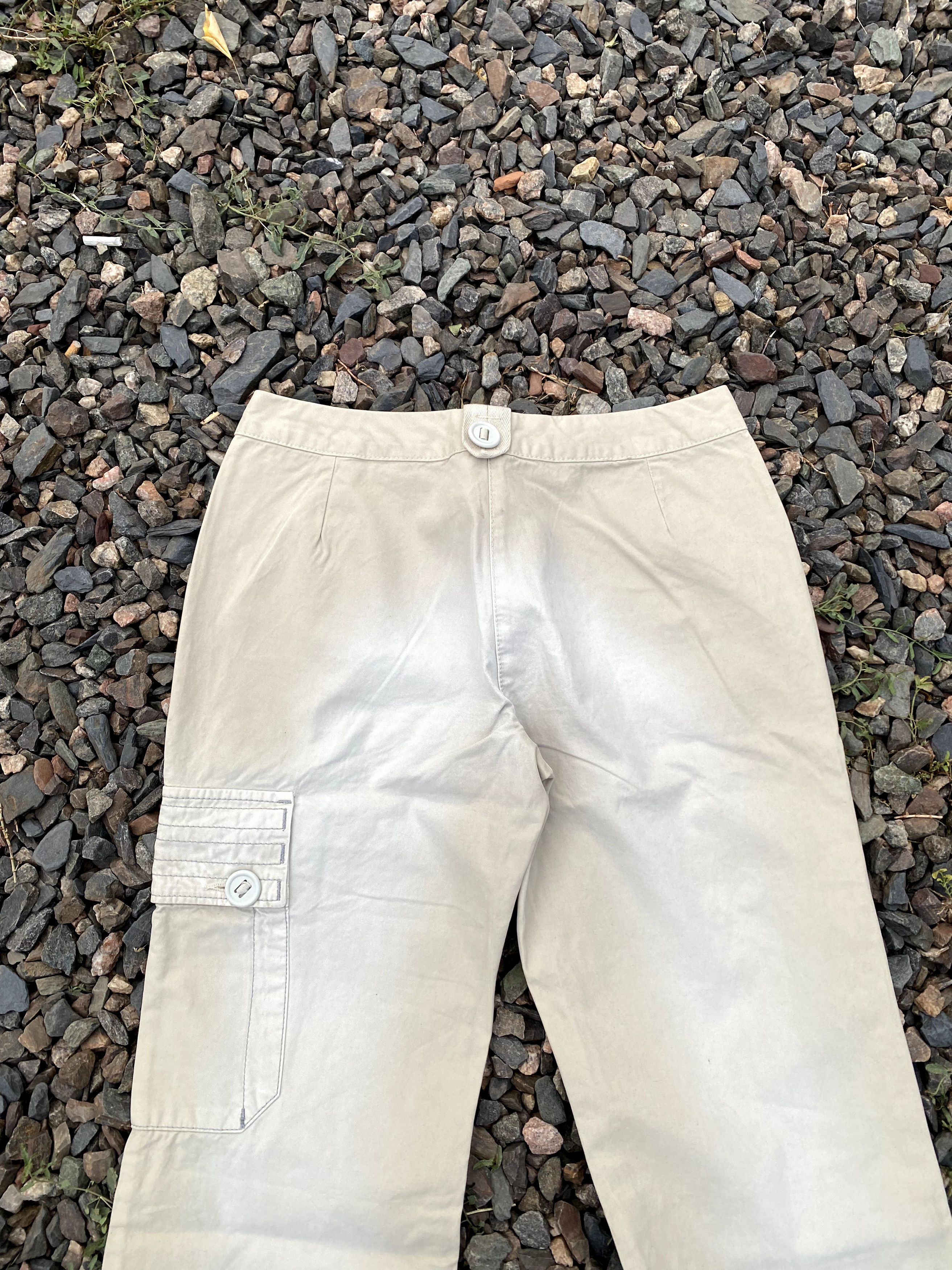 Japanese Brand Vintage Faded Cargo Biege Pants Streetwear Size US 30 / EU 46 - 7 Thumbnail