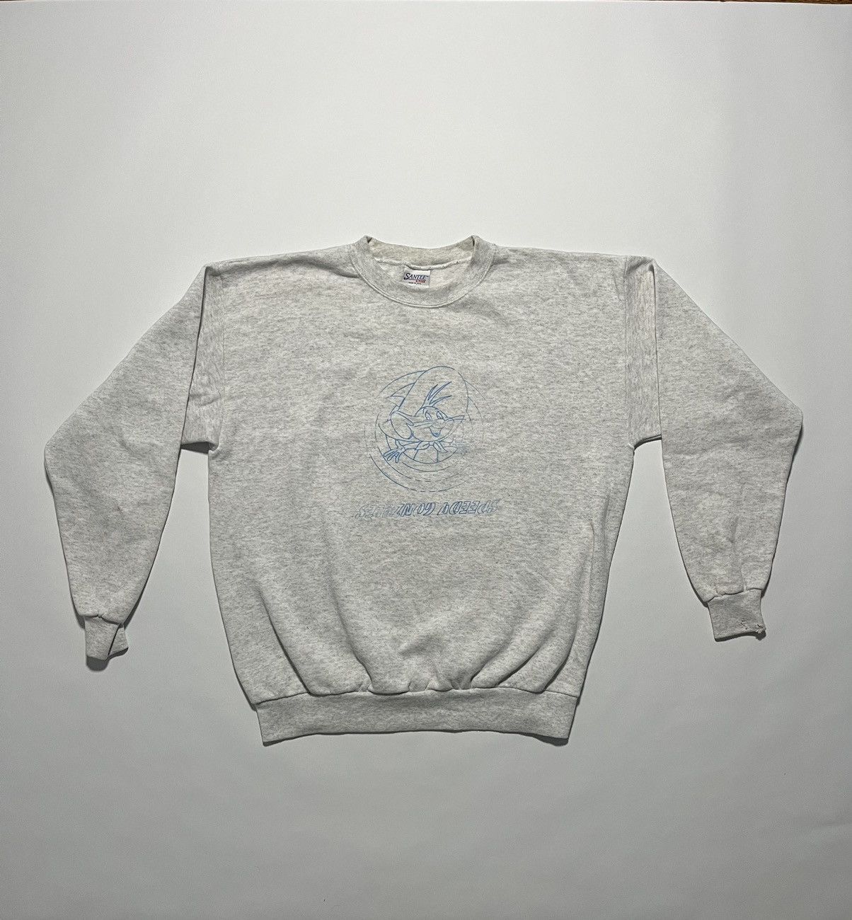 Vintage Vintage Speedy Gonzales Print Crew Neck Hoodie Size US L / EU 52-54 / 3 - 1 Thumbnail
