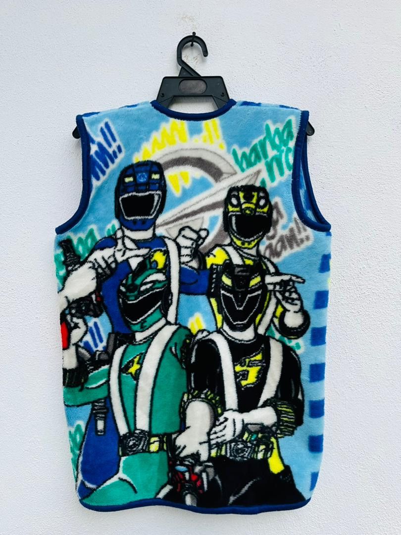 Japanese Brand Vintage Bandai Pawer Rangers Custume Full Print Vest Size US M / EU 48-50 / 2 - 2 Thumbnail