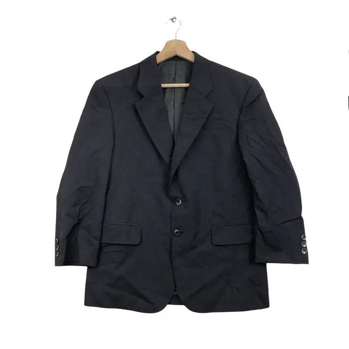 Courreges Vtg COURREGES HOMME PARIS 2 Button Cotton Wool Sport Coat Size 44R - 1 Thumbnail