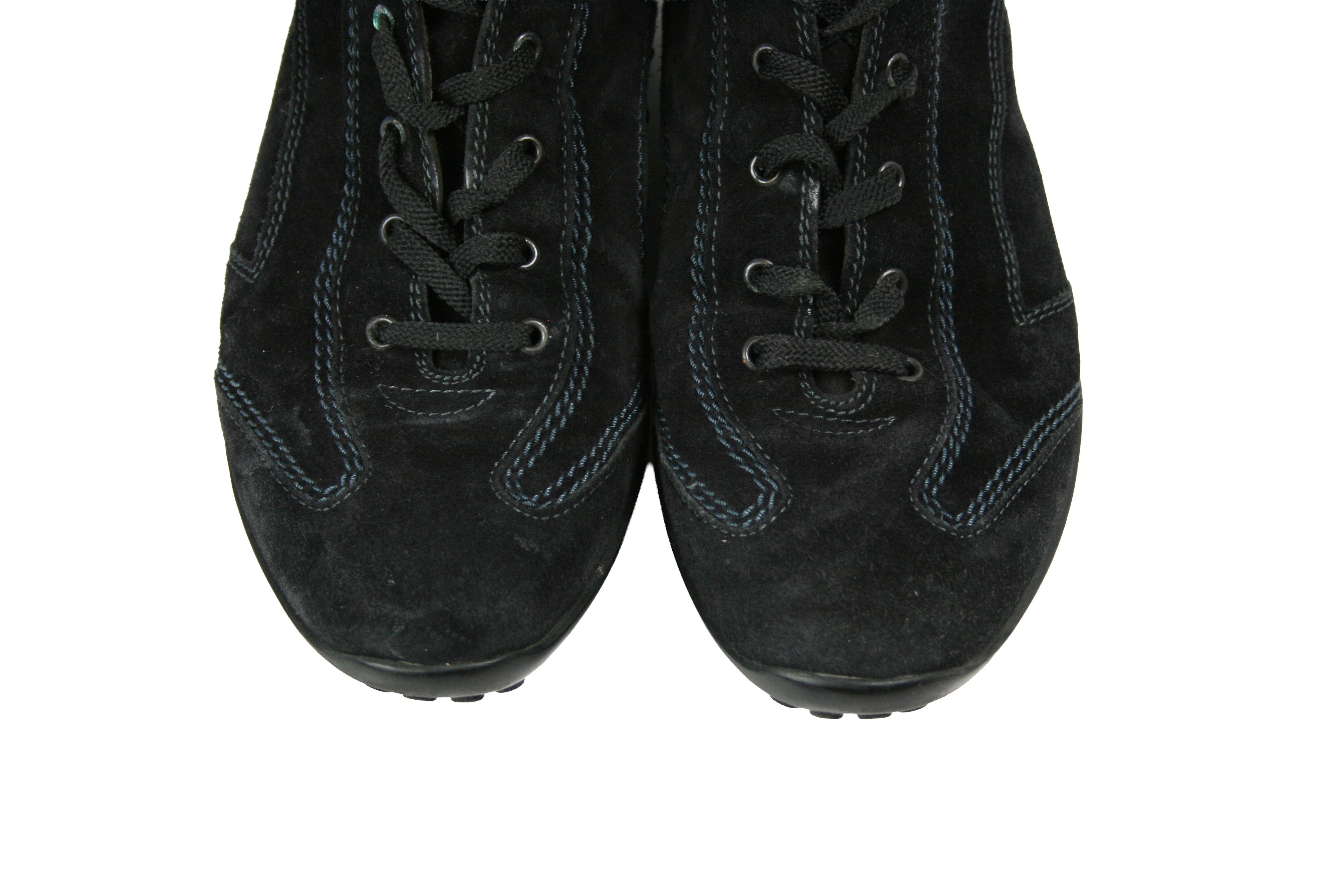 Tod's Boxeur Moto Racing Lace Up Suede Boots Size US 8.5 / IT 38.5 - 5 Thumbnail