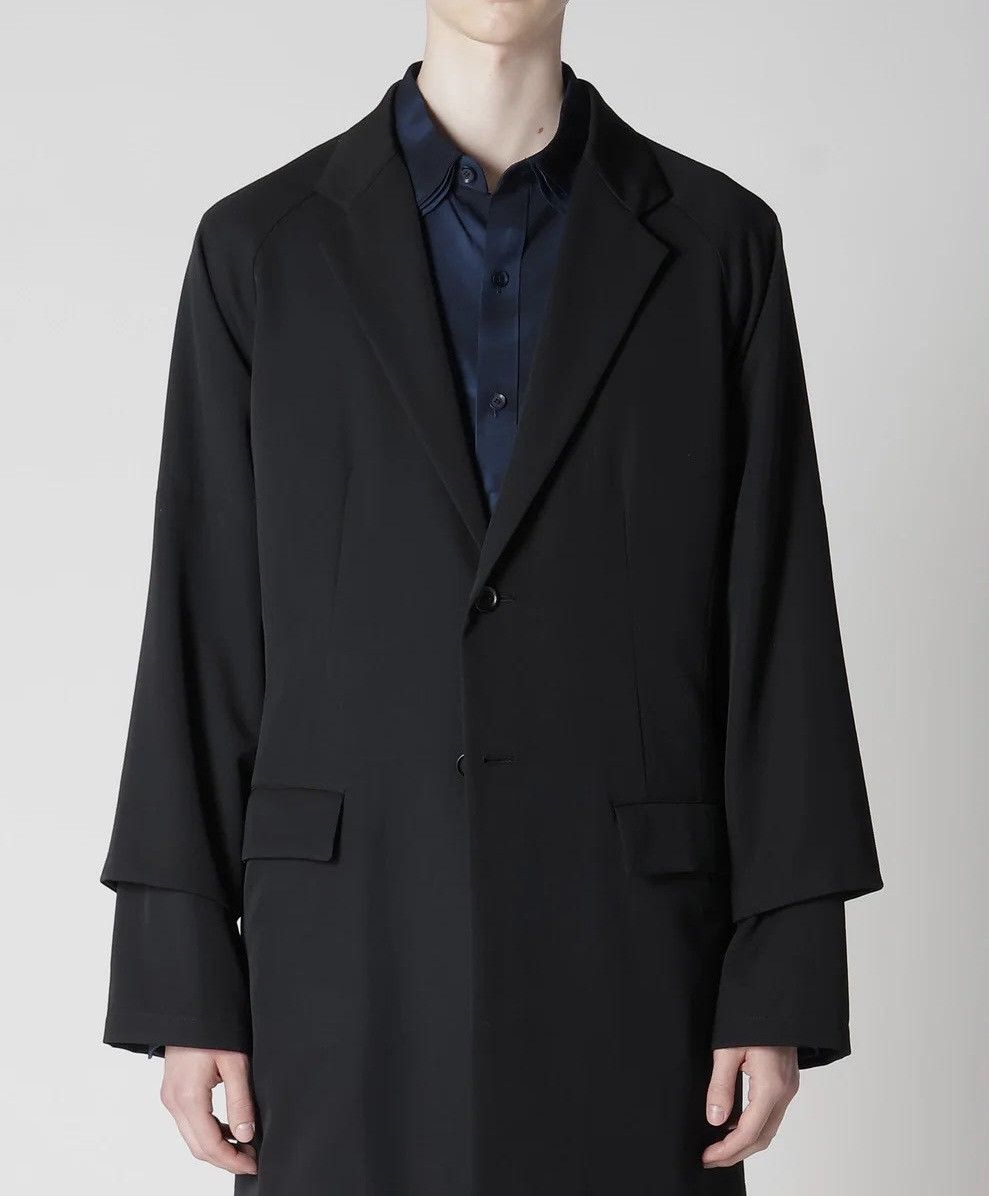 Yohji Yamamoto Yohji Yamamoto 24AW Double Sleeve Dropped Shoulder Coat Size US S / EU 44-46 / 1 - 6 Thumbnail