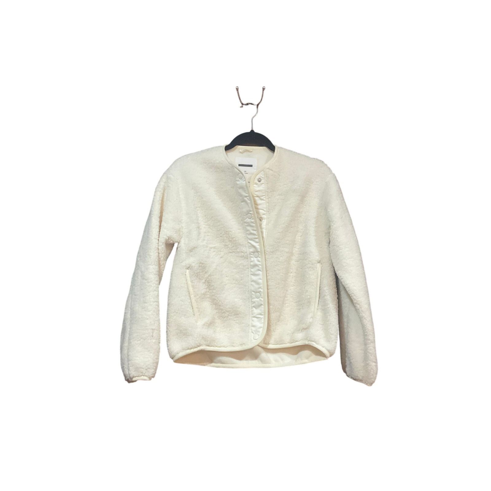 Aritzia Wilfred Free Sherpa Jacket Women XXS Cream NWOT Size XXS / US 00 / IT 34 - 3 Thumbnail