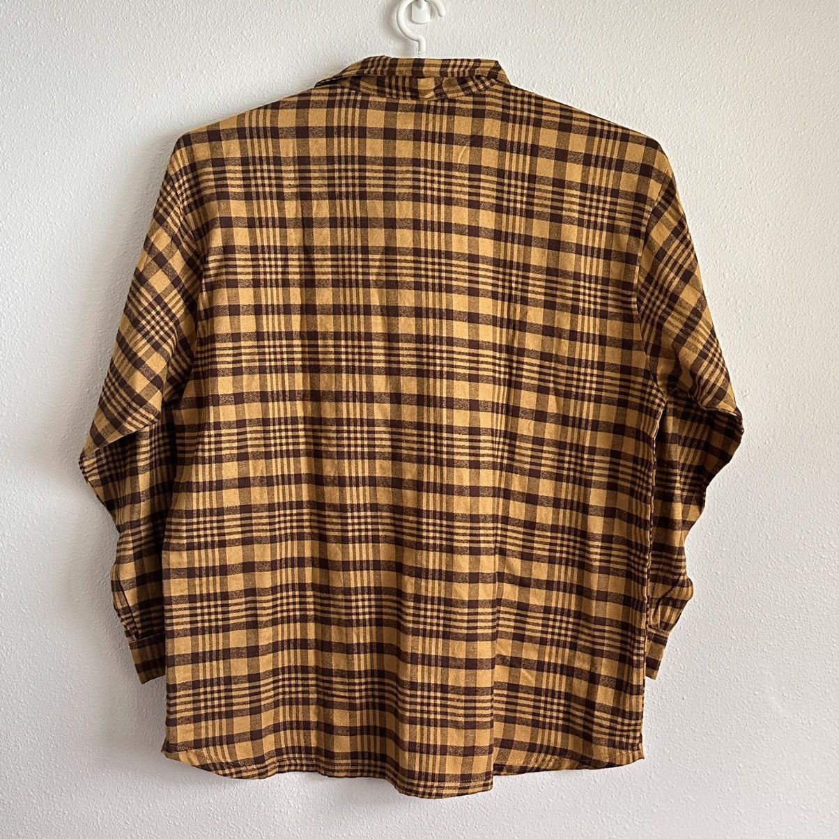 Wrangler Wrangler PBR Brown Plaid Western Button Down Shirt Men’s 2XL Size US XXL / EU 58 / 5 - 2 Thumbnail