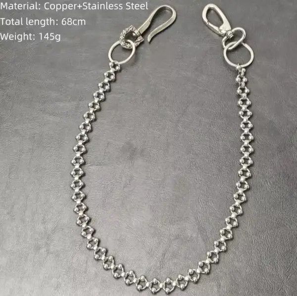 Other Punk Waist Pants Chain Wallet Chain Keychain Size ONE SIZE - 6 Thumbnail