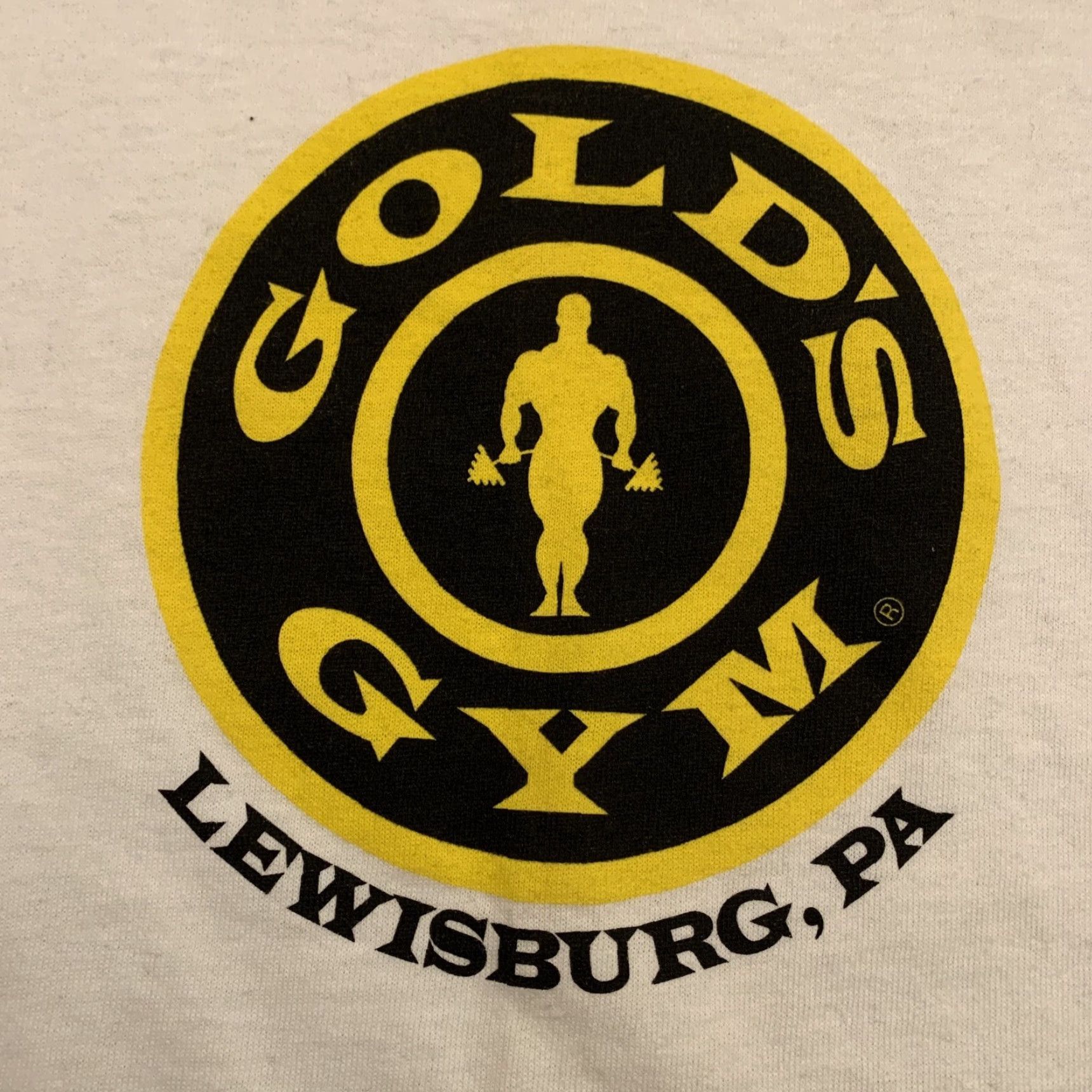 Vintage VINTAGE Gold's Gym T-Shirt White Size S Men Regular - Lewisburg PA / 1980s or 1990s era Theme Size US S / EU 44-46 / 1 - 3 Thumbnail