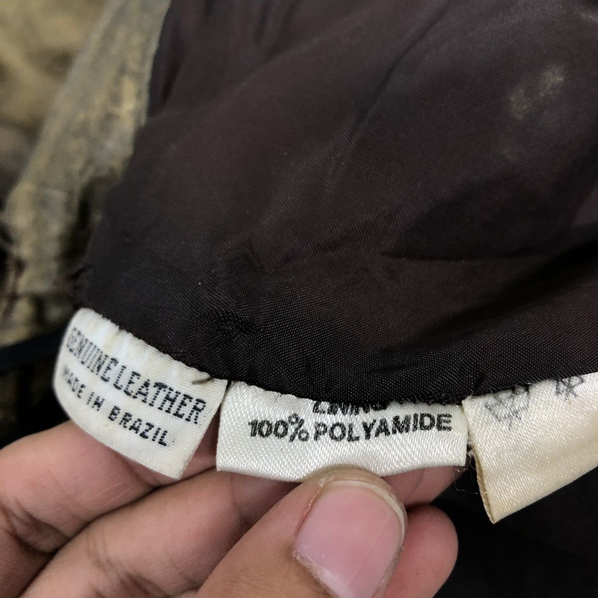 Genuine Leather 🔥Rare Distressed Design Genuine Leather Pants Japan Size US 28 / EU 44 - 12 Thumbnail