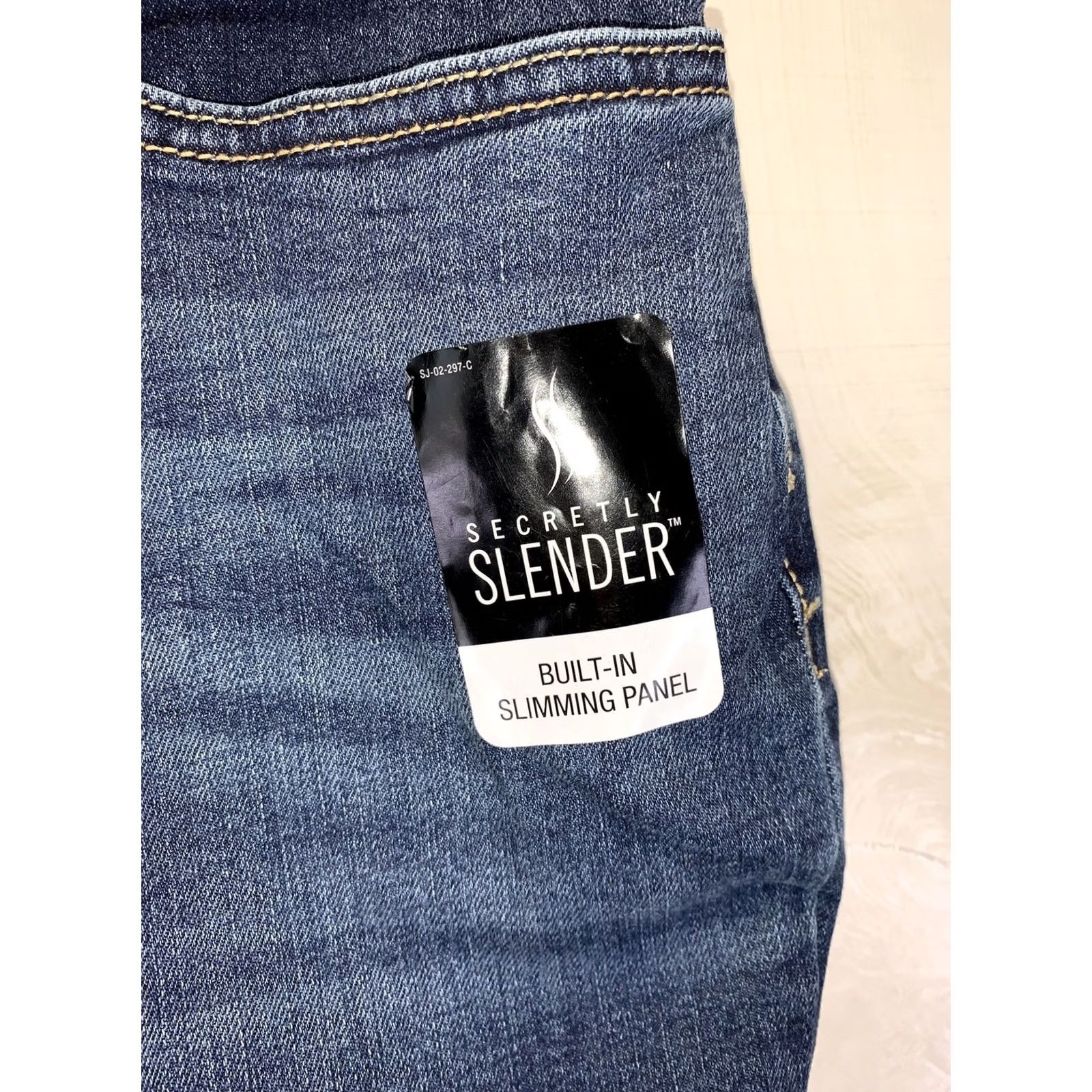 Vintage St. John's Bay Jeans Womens 16W Skinny Ankle Mid Rise Stretch Denim Blue 16w-NWT-10246 Size 38" / US 16 / IT 52 - 5 Thumbnail