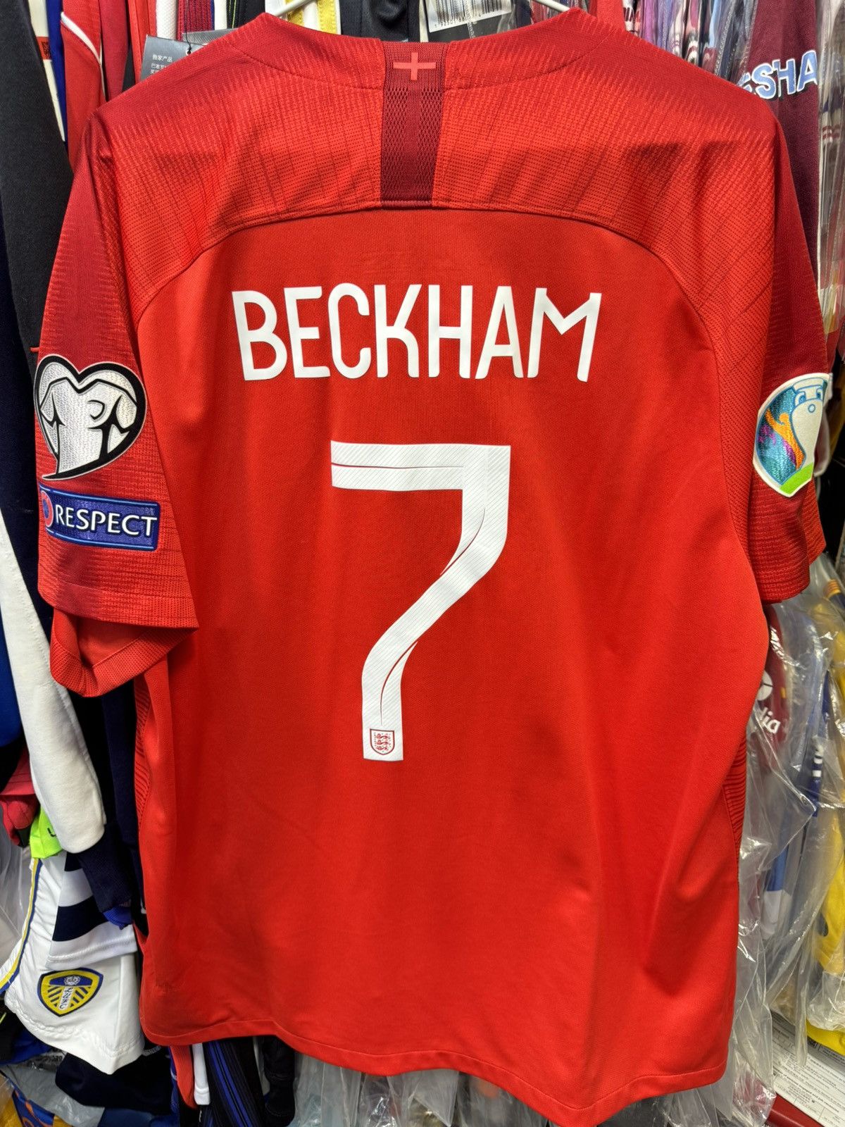 Nike England 20/21 away shirt #7 Beckham Size US XL / EU 56 / 4 - 2 Thumbnail