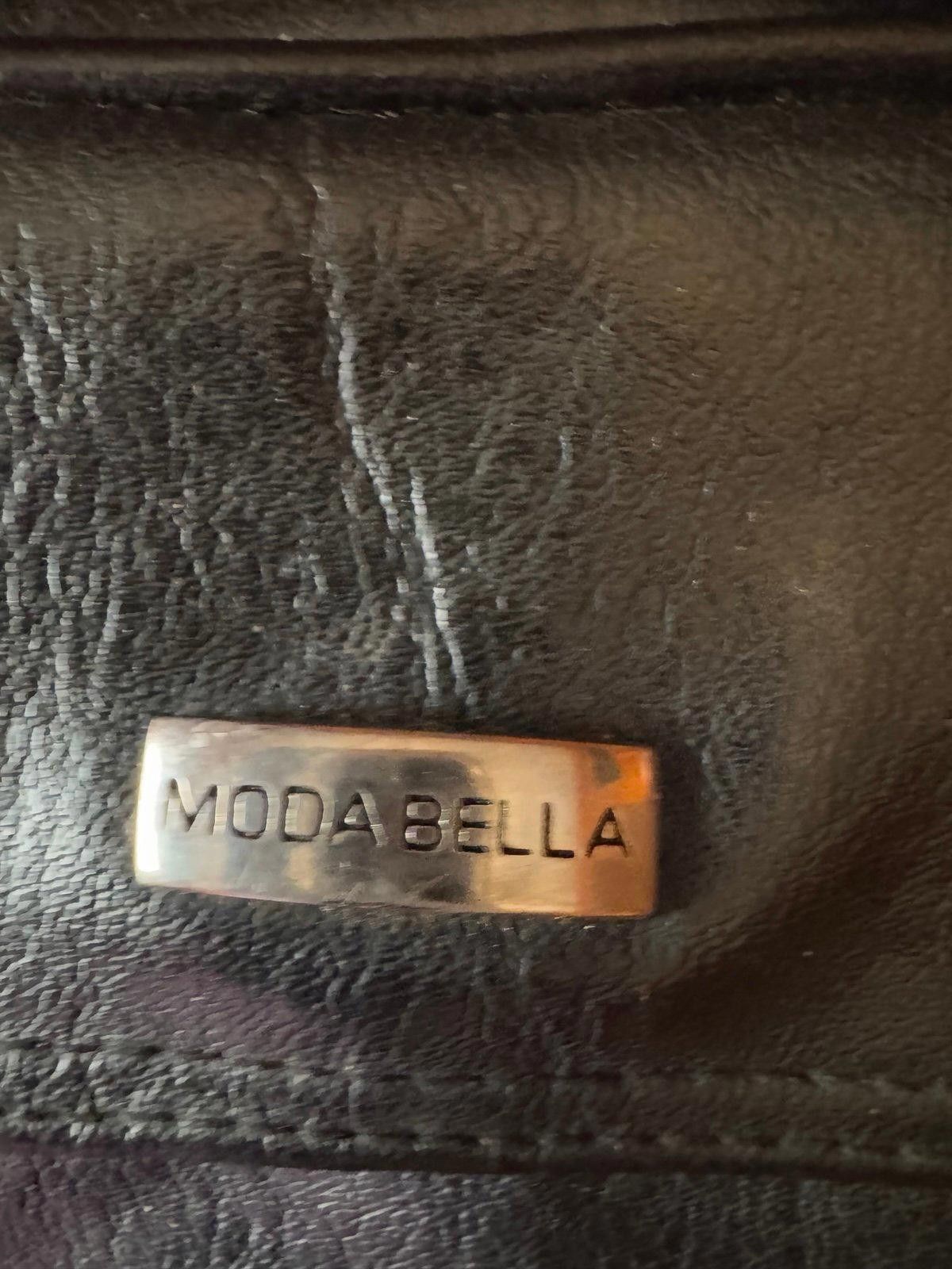 Designer Black Leather Purse Bag Modabella Size ONE SIZE - 6 Thumbnail