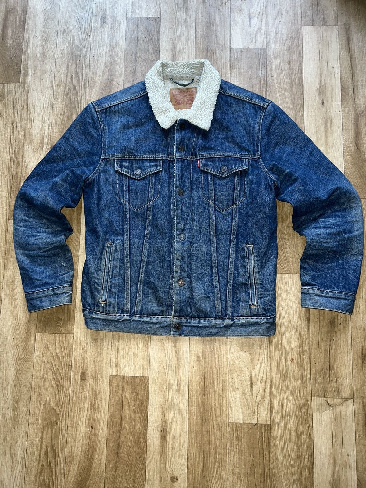 Levi's LEVIS TYPE 3 SHERPA DENIM JACKET vintage Grailed