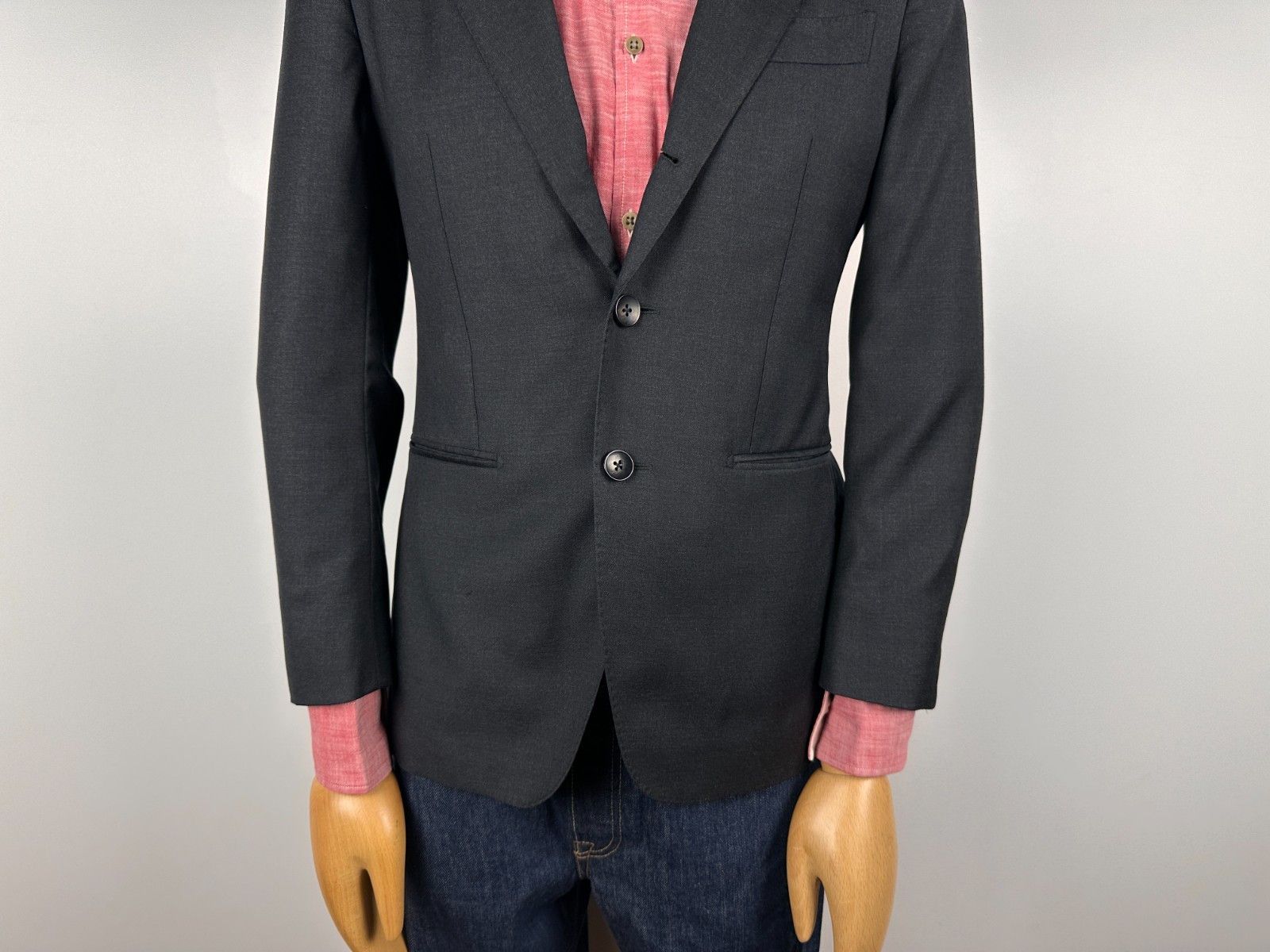 Suitsupply Suitsupply Havana Jetted Blazer Grey Wool Lined Sport Coat Size 36R - 3 Thumbnail